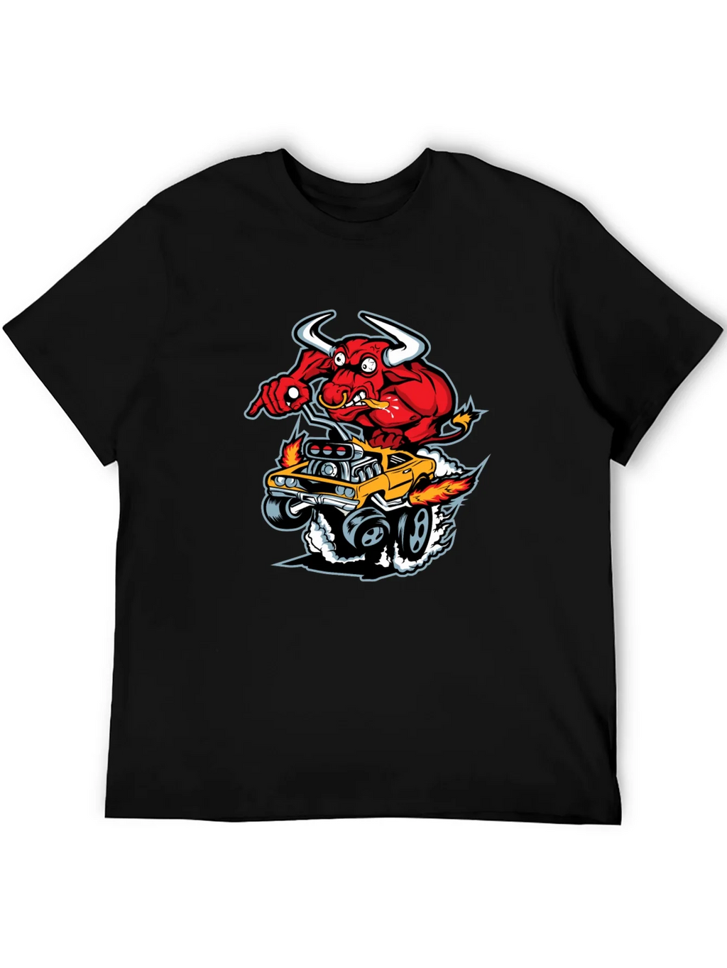 Red Devil Hot Rod T-Shirt - Mens Graphic Tee product image 5