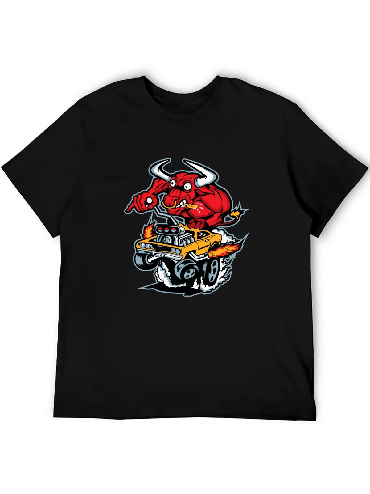 Red Devil Hot Rod T-Shirt - Mens Graphic Tee product image 5