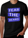 Fear The Beard T-Shirt - Funny Graphic Tee product image 1