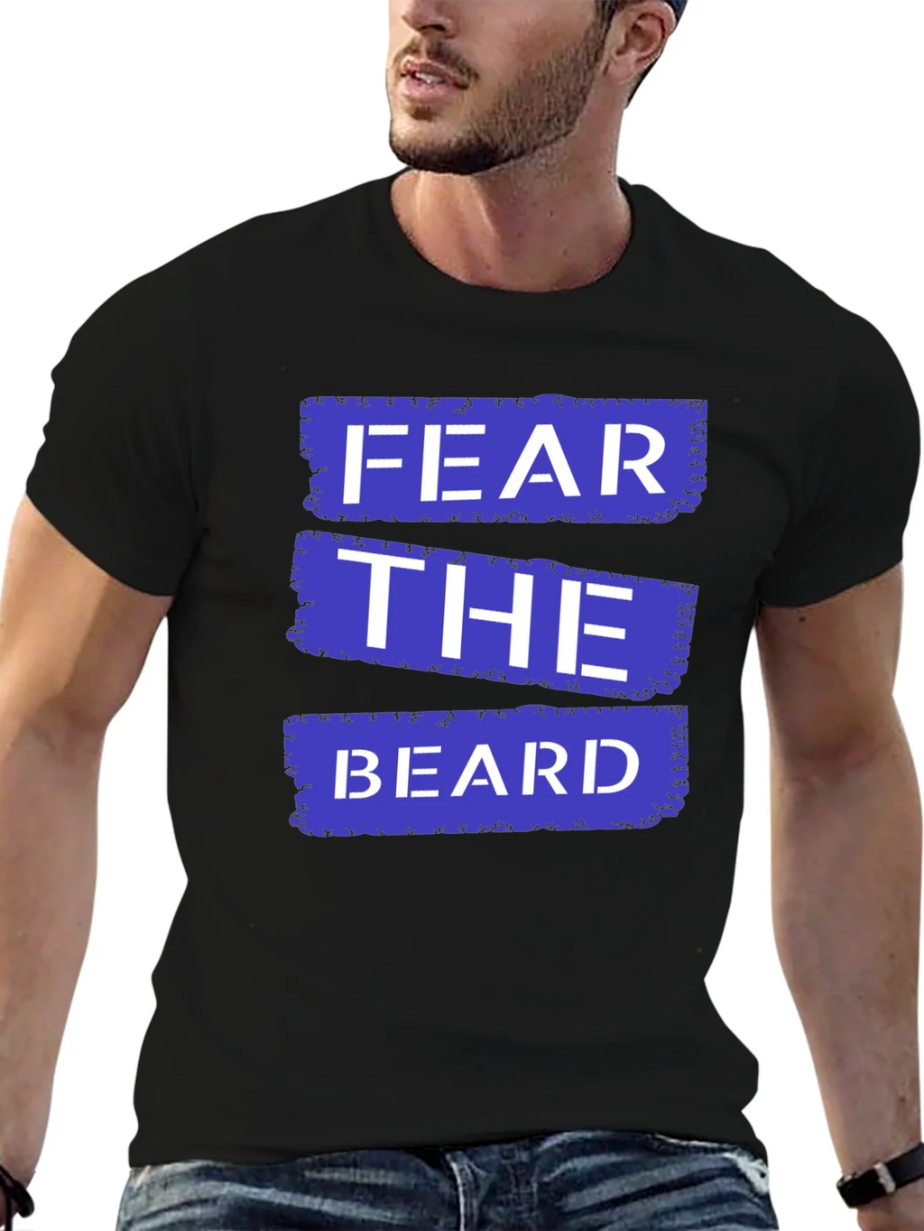 Fear The Beard T-Shirt - Funny Graphic Tee product image 6