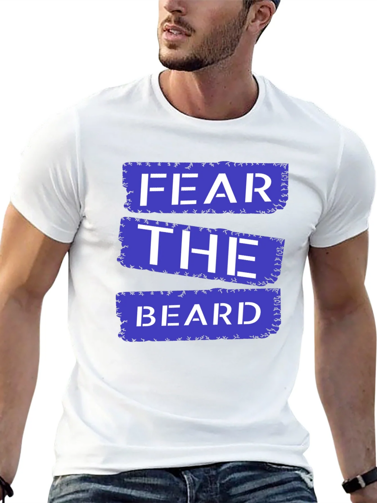 Fear The Beard T-Shirt - Funny Graphic Tee product image 12