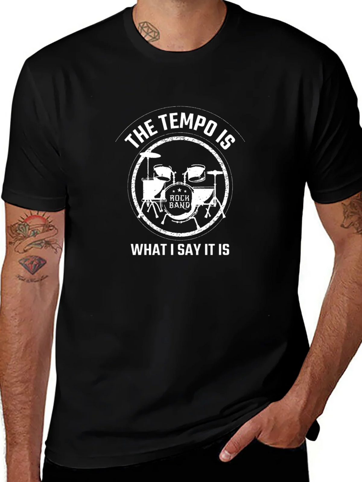 Tempo is What I Say It Is Drummer T-Shirt product image 1