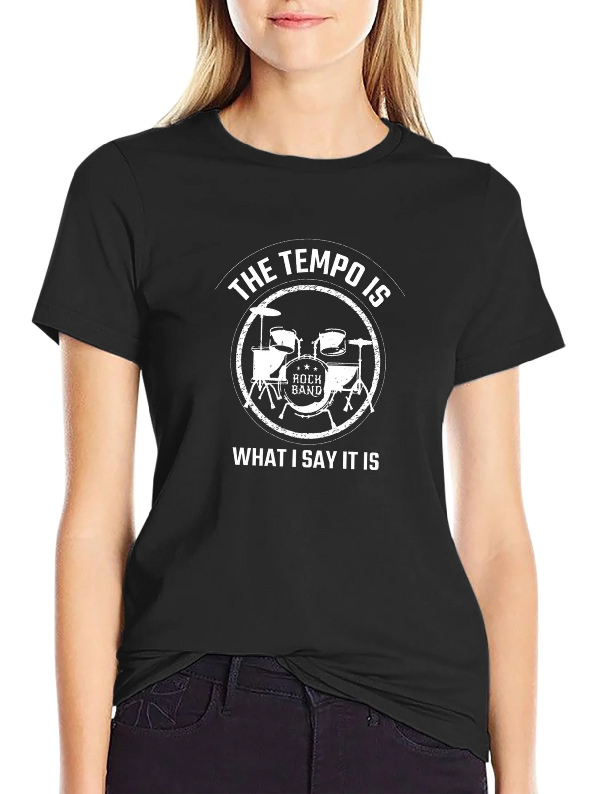 Tempo is What I Say It Is Drummer T-Shirt product image 2