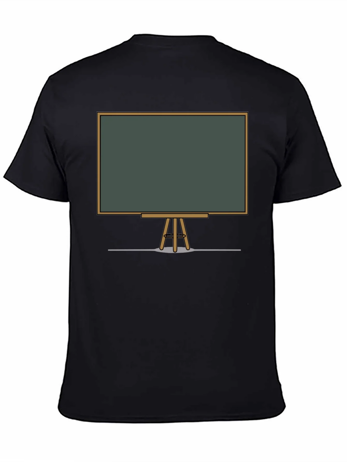 Black Chalkboard Graphic Tee - Unisex Casual Shirt product image 2