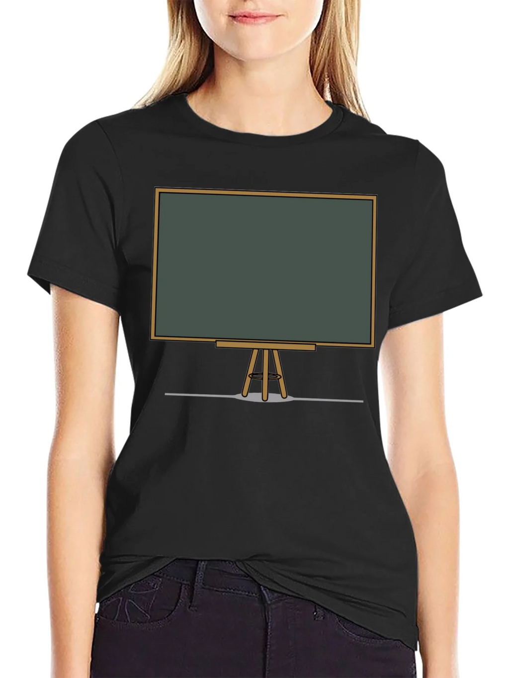 Black Chalkboard Graphic Tee - Unisex Casual Shirt product image 1