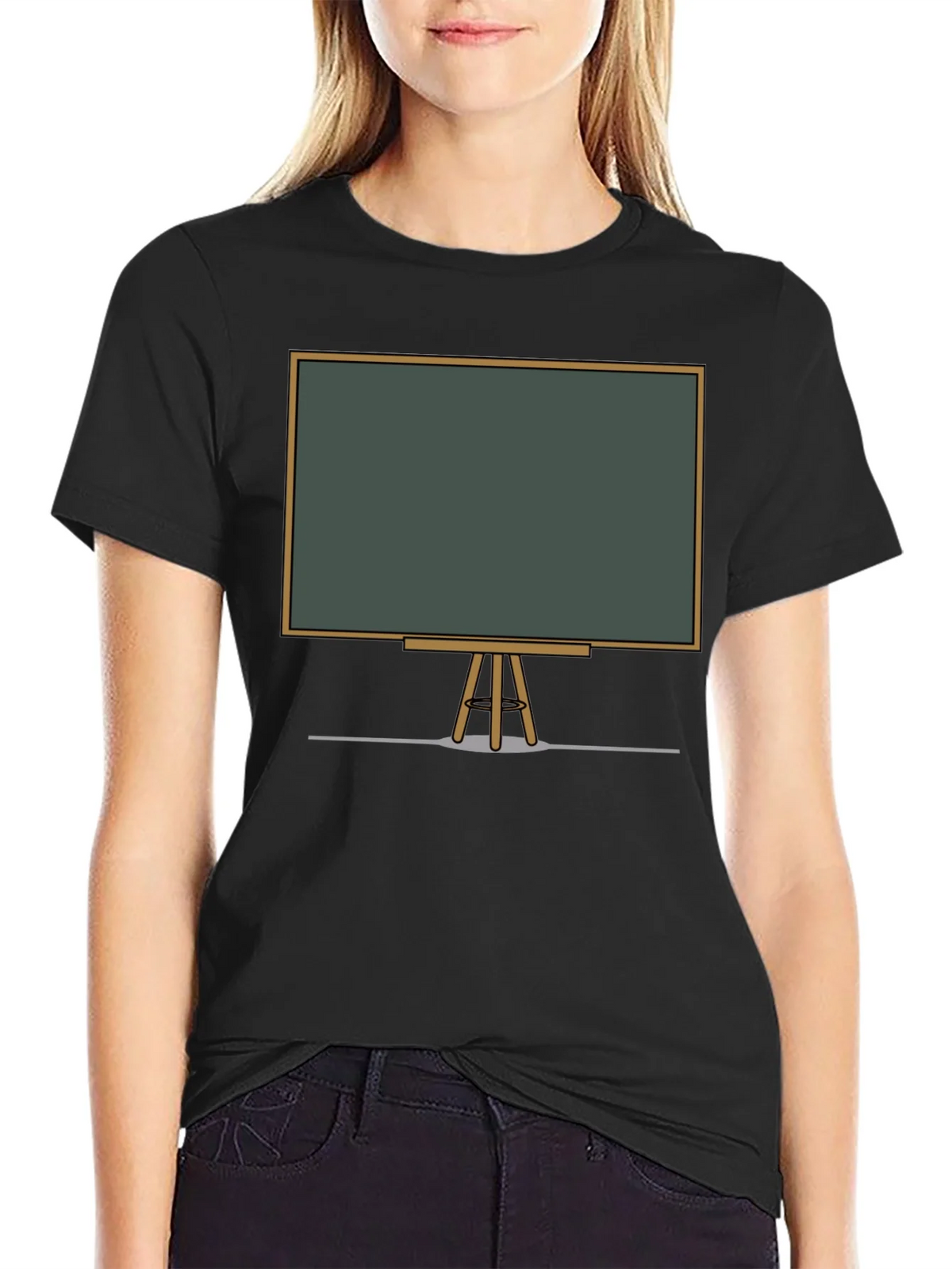 Black Chalkboard Graphic Tee - Unisex Casual Shirt product image 1