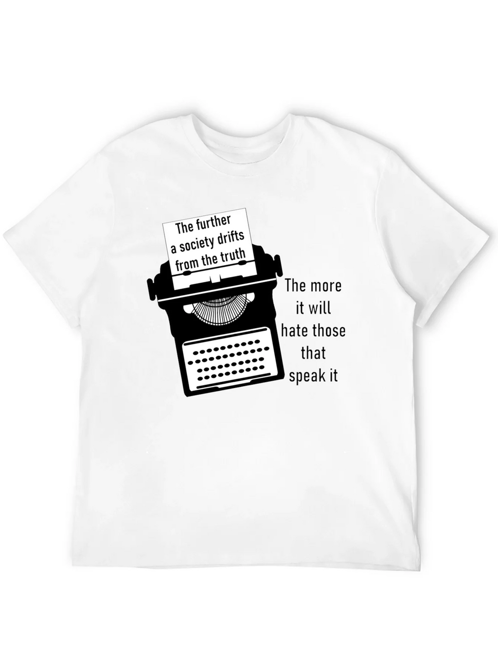 Truth Seeker Tee - Typewriter Graphic T-Shirt product image 11
