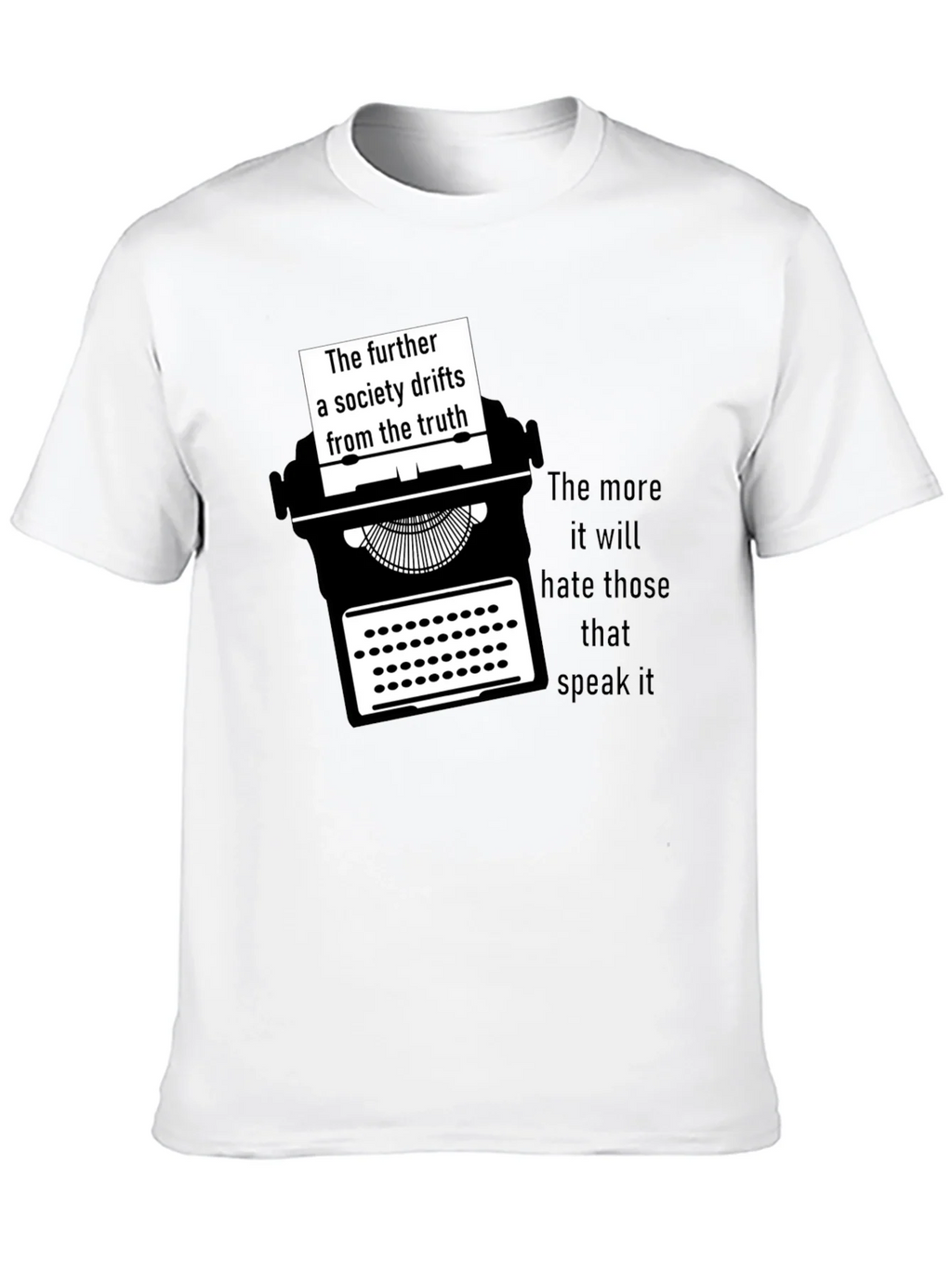 Truth Seeker Tee - Typewriter Graphic T-Shirt product image 9