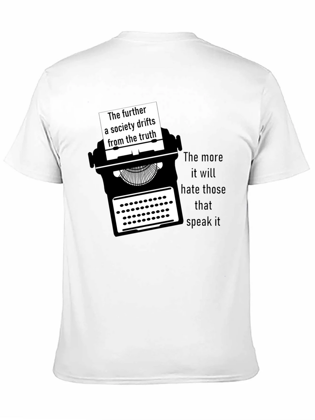 Truth Seeker Tee - Typewriter Graphic T-Shirt product image 10