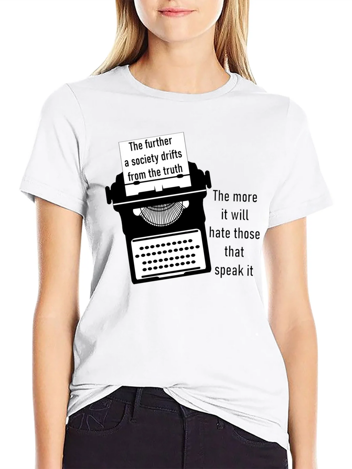 Truth Seeker Tee - Typewriter Graphic T-Shirt product image 8