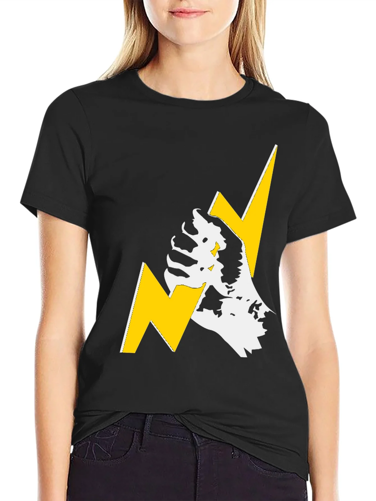 Lightning Bolt Graphic Tee - Bold Streetwear Style product image 2