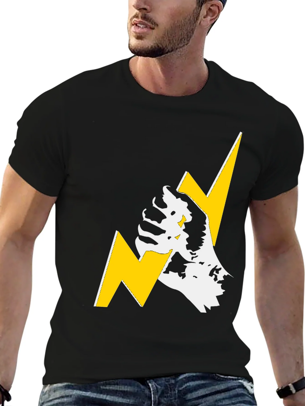 Lightning Bolt Graphic Tee - Bold Streetwear Style product image 6