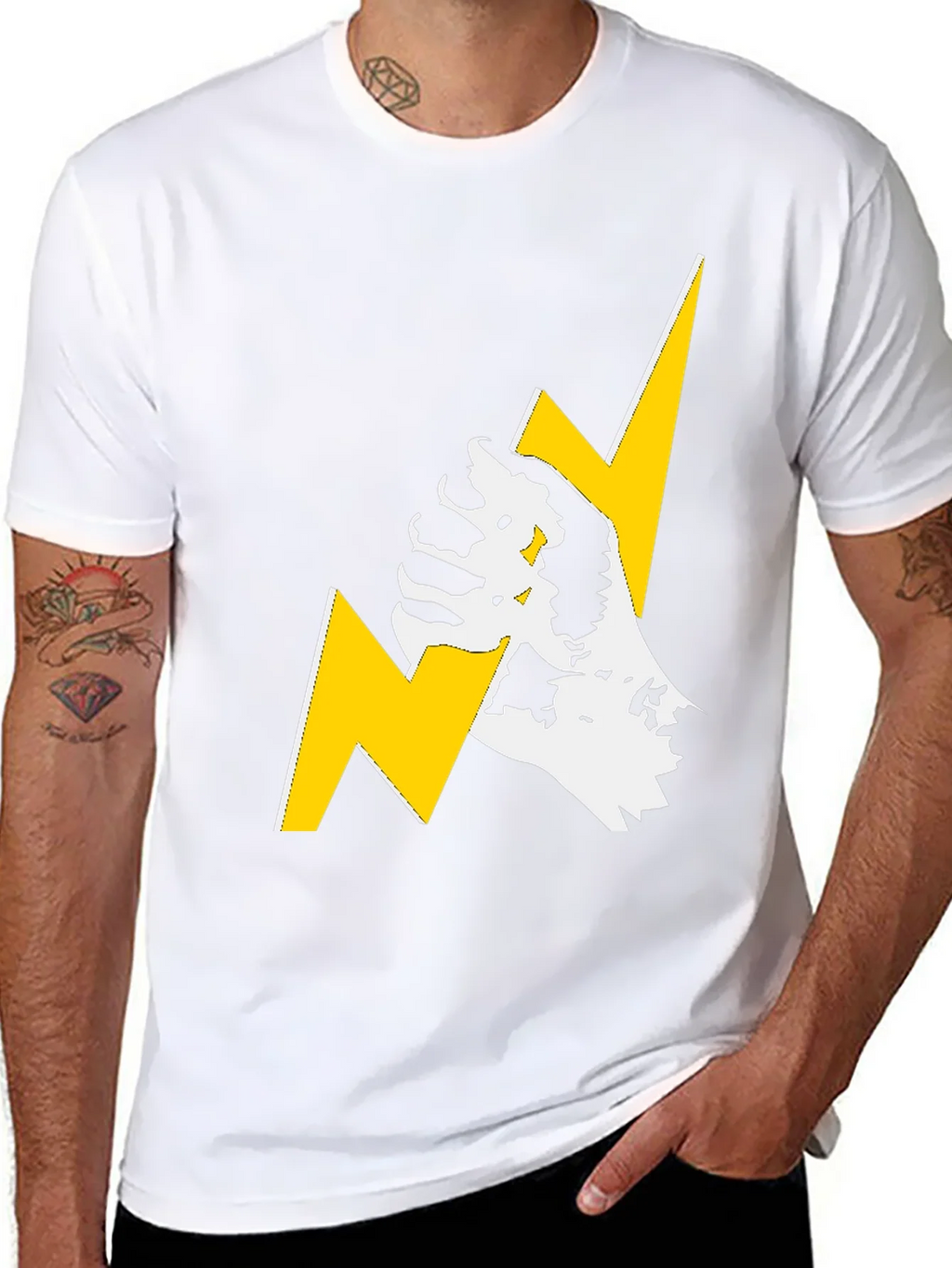 Lightning Bolt Graphic Tee - Bold Streetwear Style product image 7
