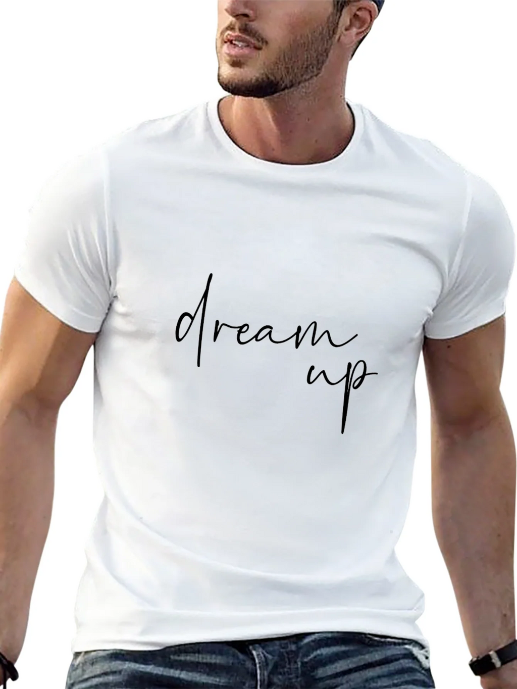 Dream Up Black Graphic Tee - Trendy Casual Wear product image 12