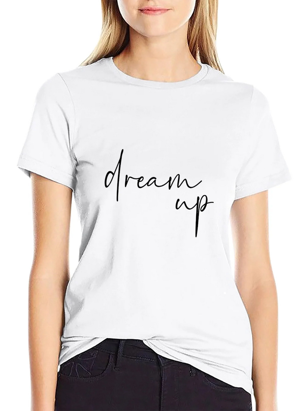 Dream Up Black Graphic Tee - Trendy Casual Wear product image 8