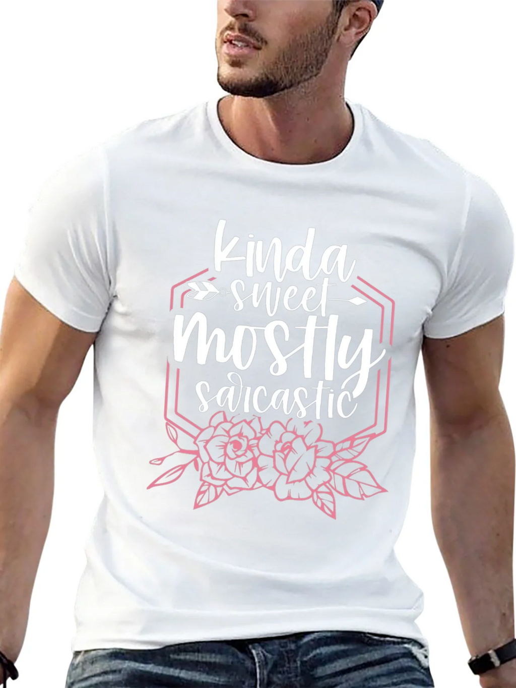 Kinda Sweet Mostly Sarcastic Graphic T-Shirt product image 12