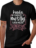 Kinda Sweet Mostly Sarcastic Graphic T-Shirt product image 1