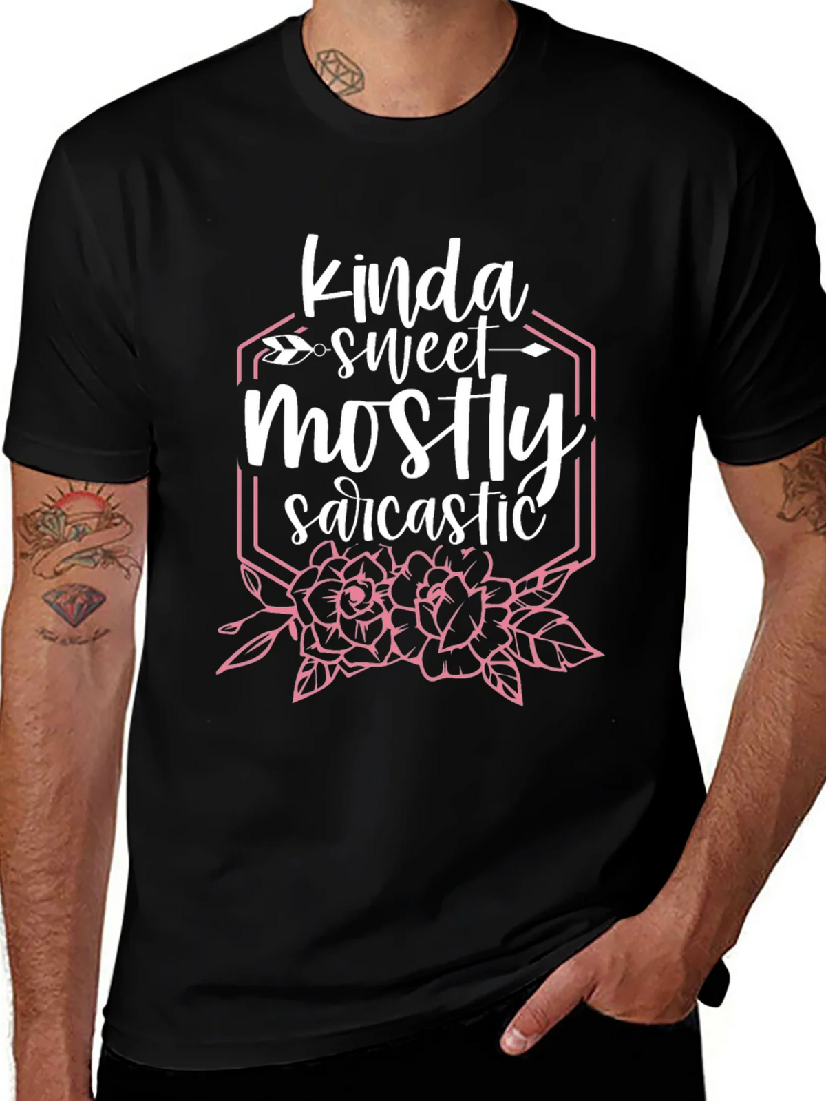 Kinda Sweet Mostly Sarcastic Graphic T-Shirt product image 1