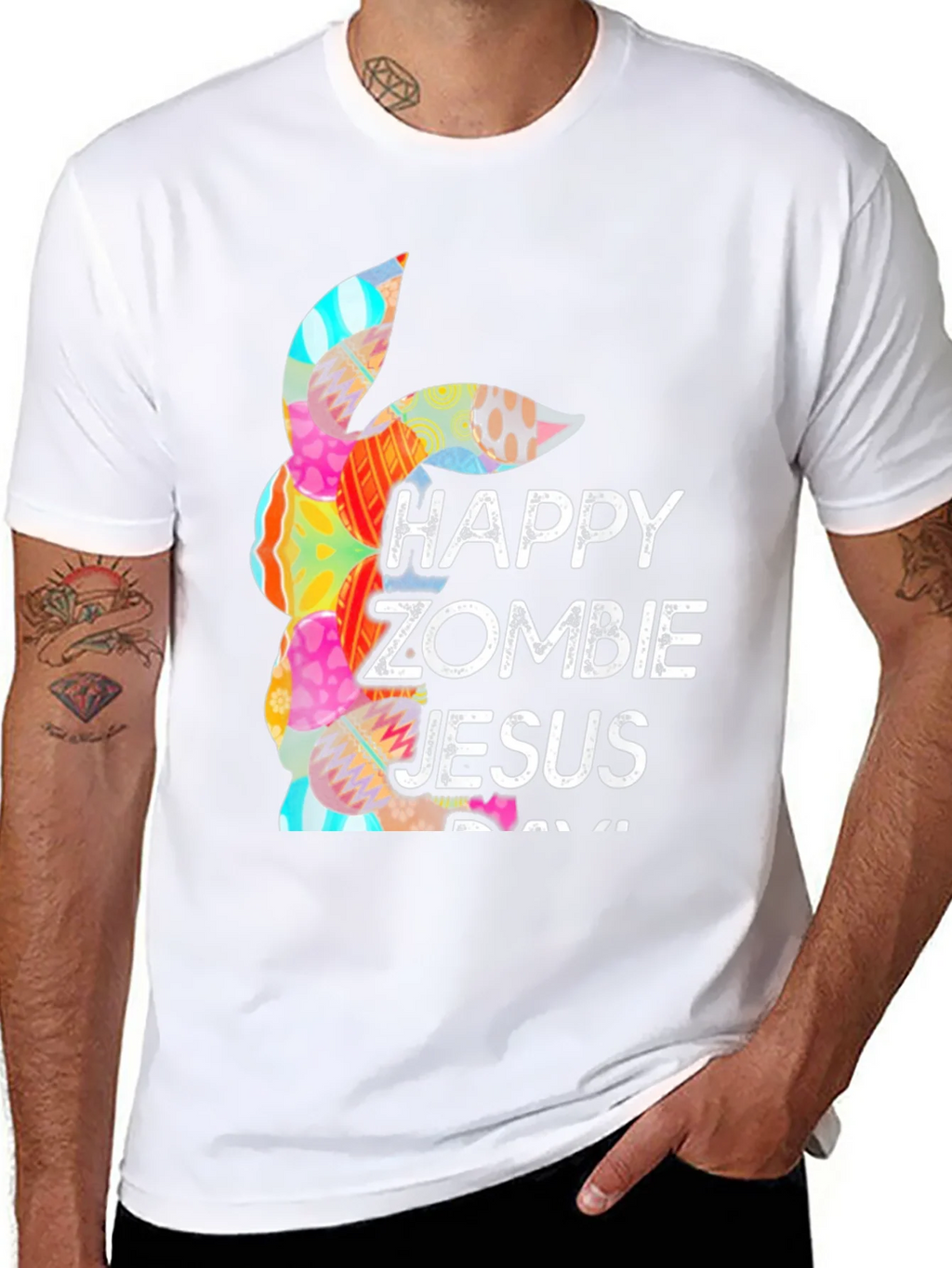 Happy Zombie Jesus Day T-Shirt product image 7