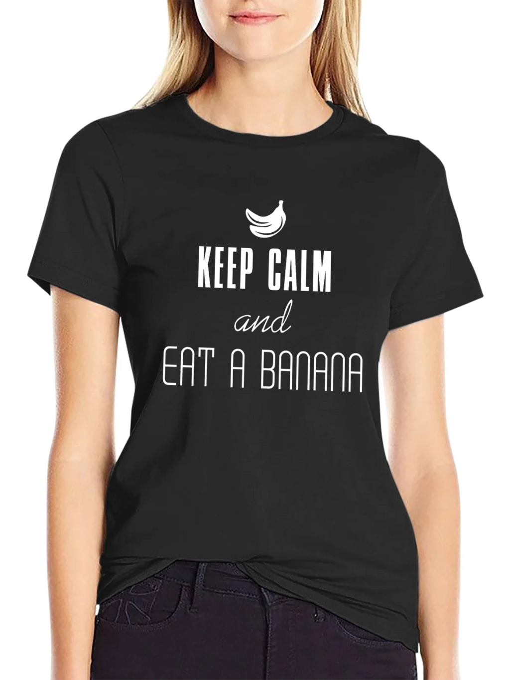 Keep Calm and Eat a Banana T-Shirt - Novelty Graphic Tee product image 2