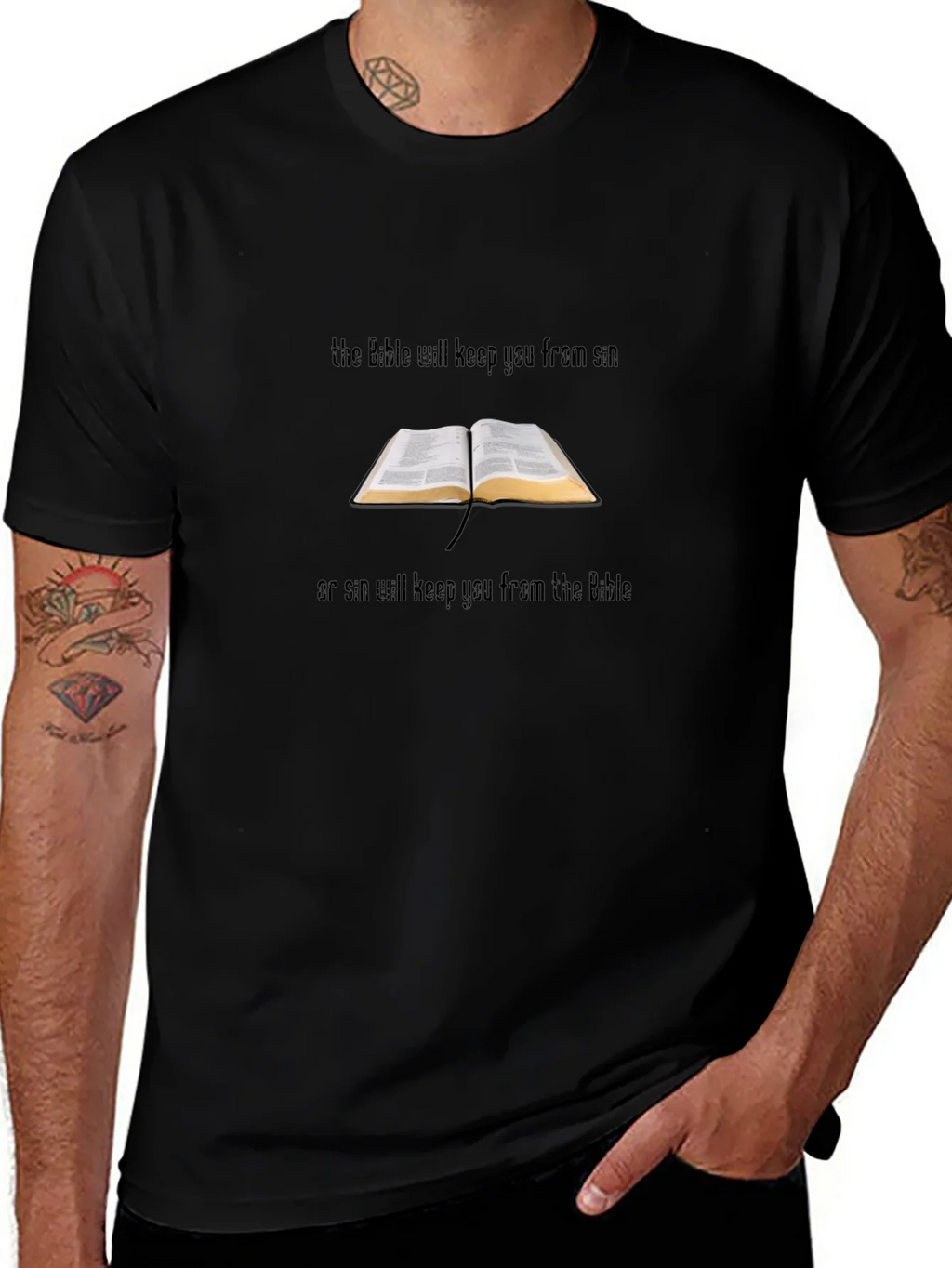 Bible Graphic T-Shirt - Faith Inspired Apparel product image 1