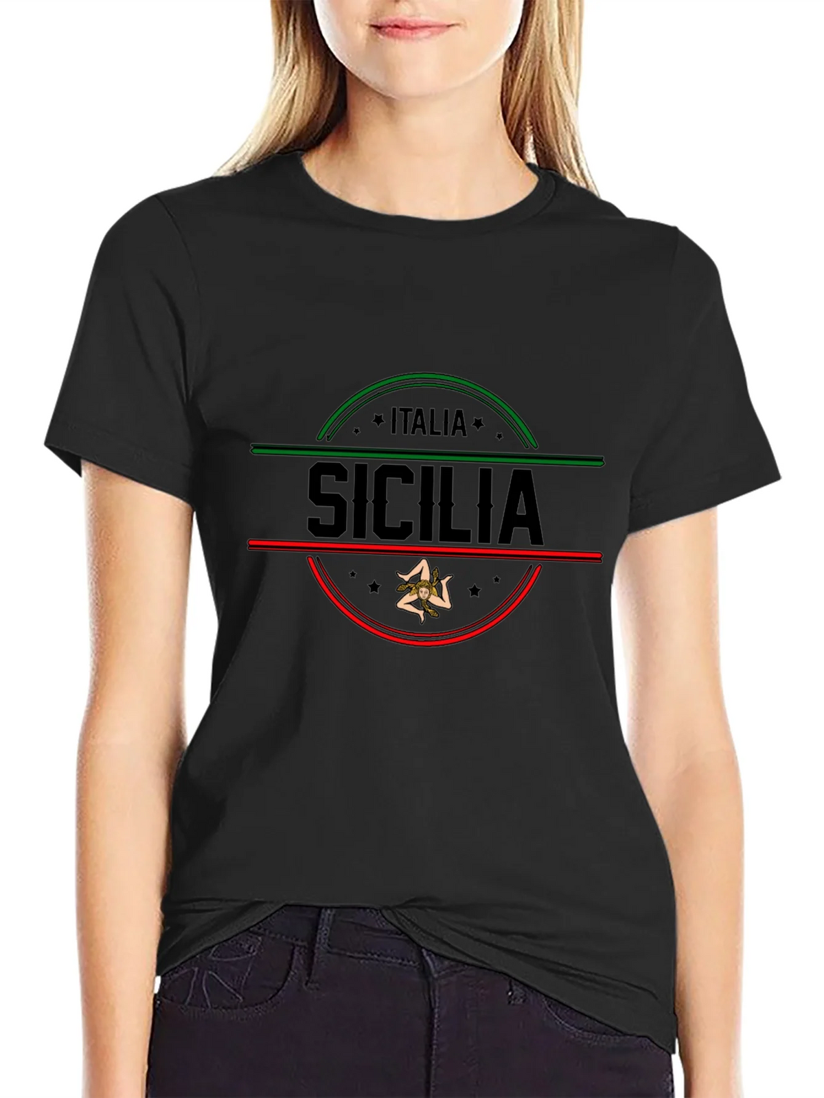 Sicilia Italia T-Shirt Mens Graphic Tee product image 2