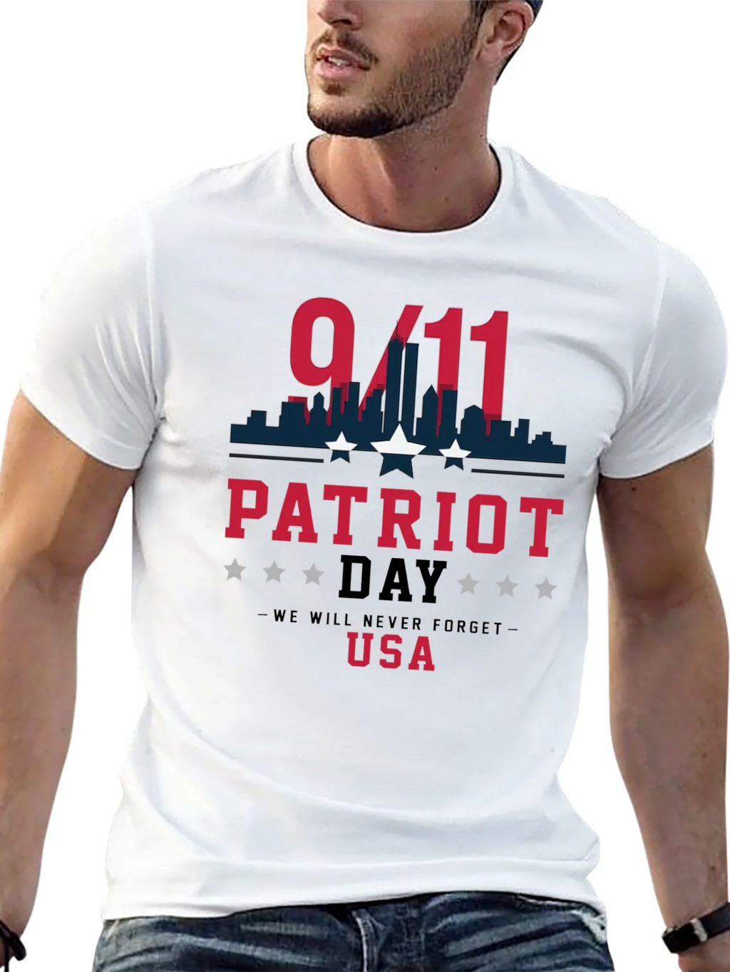 Patriot Day 9/11 Never Forget T-Shirt product image 12