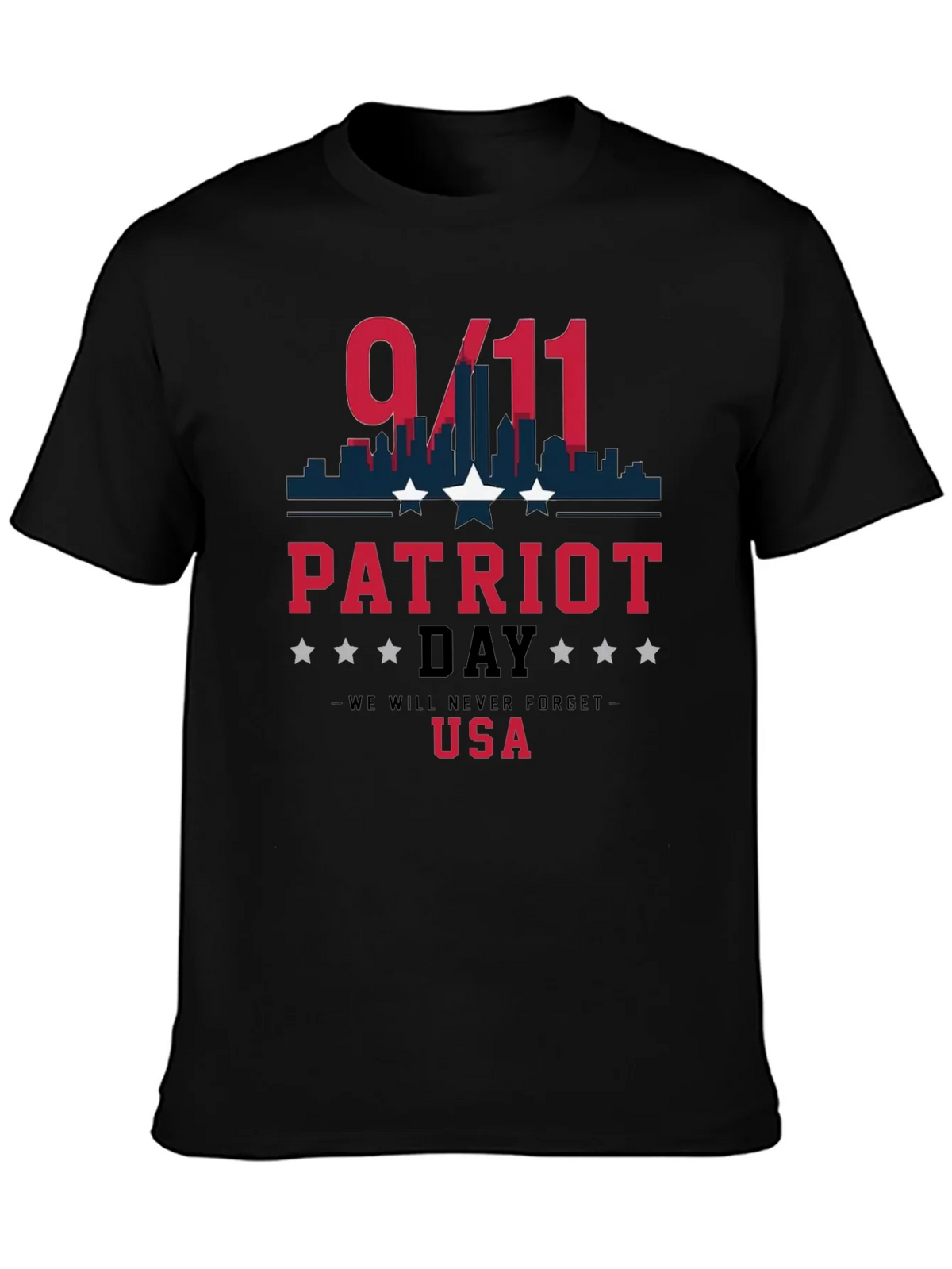 Patriot Day 9/11 Never Forget T-Shirt product image 3