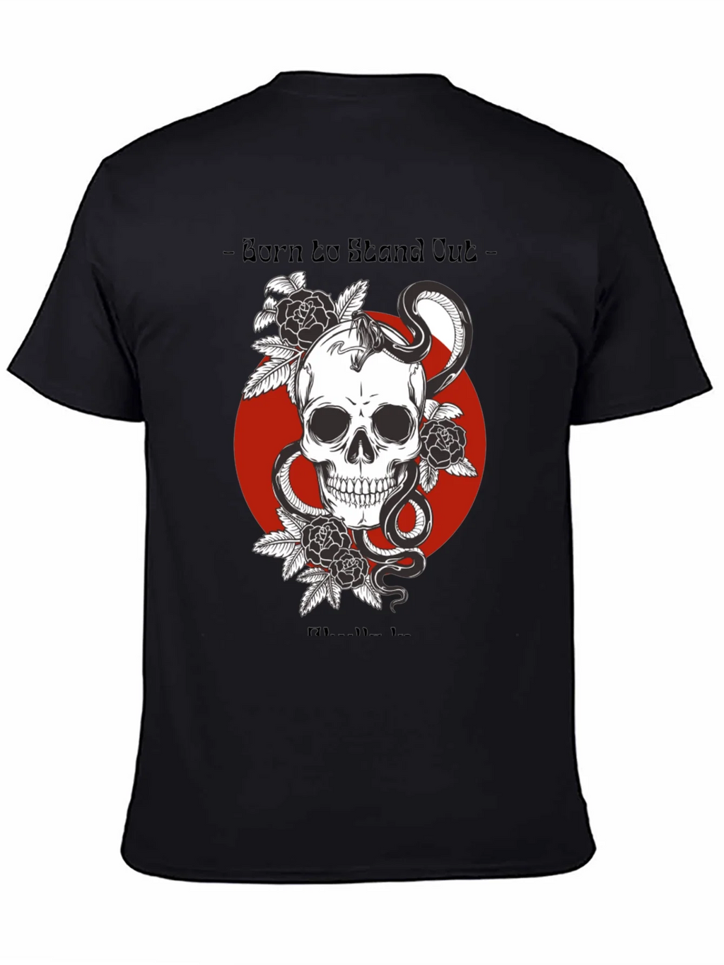 Born to Stand Out Skull & Snake Graphic Tee product image 3
