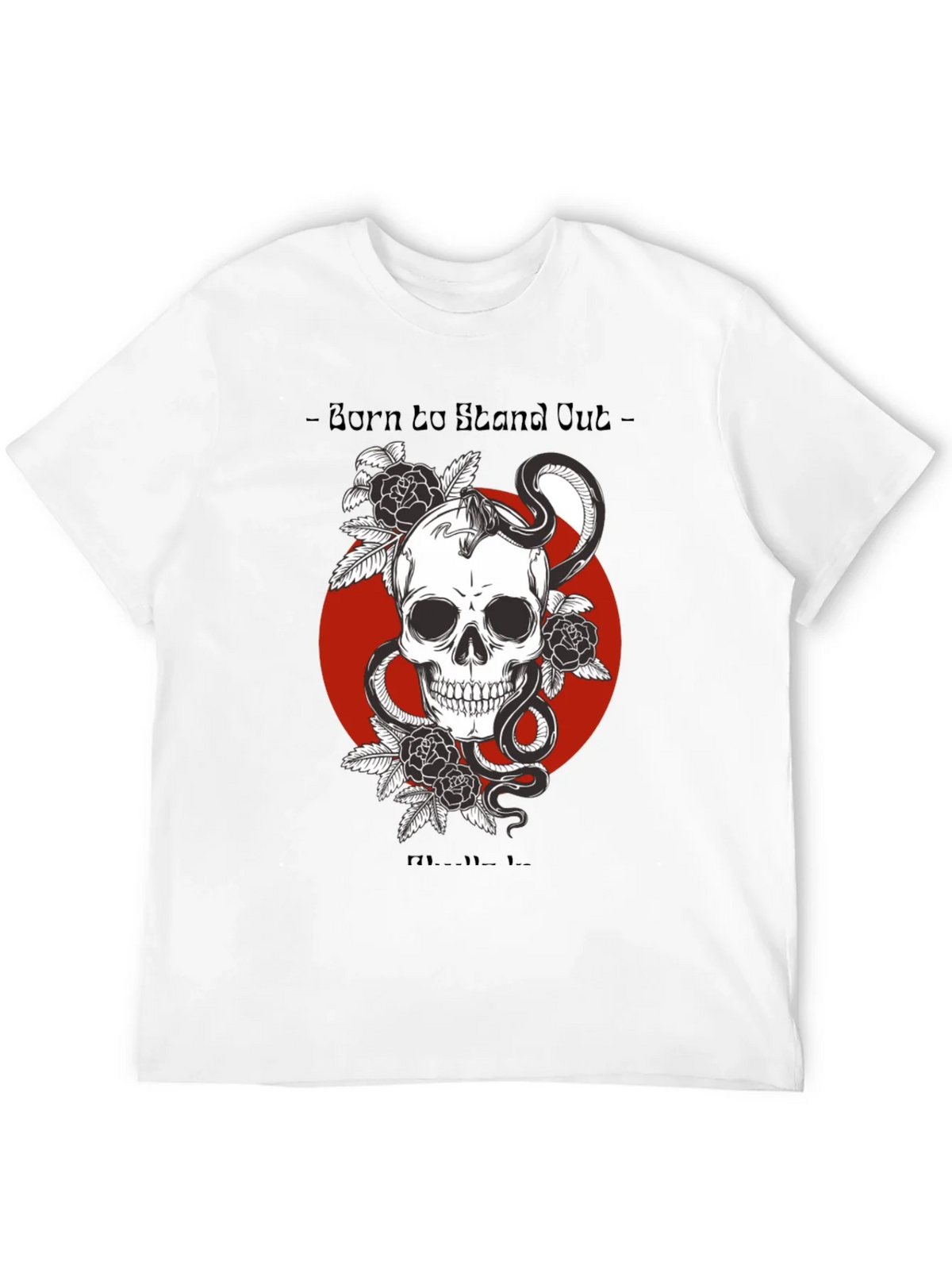 Born to Stand Out Skull & Snake Graphic Tee product image 6