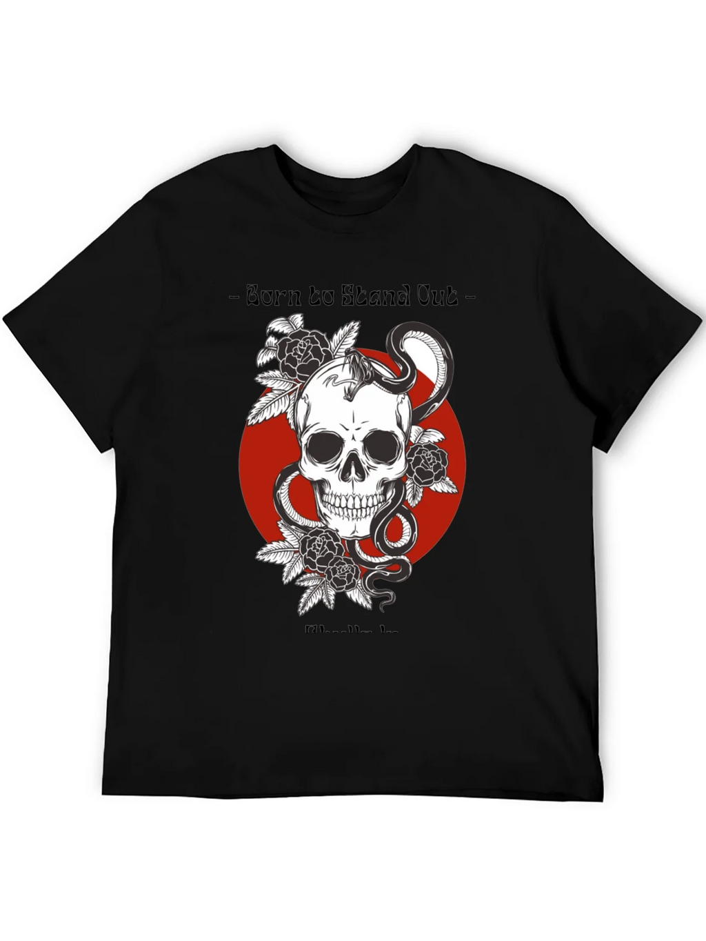 Born to Stand Out Skull & Snake Graphic Tee product image 4