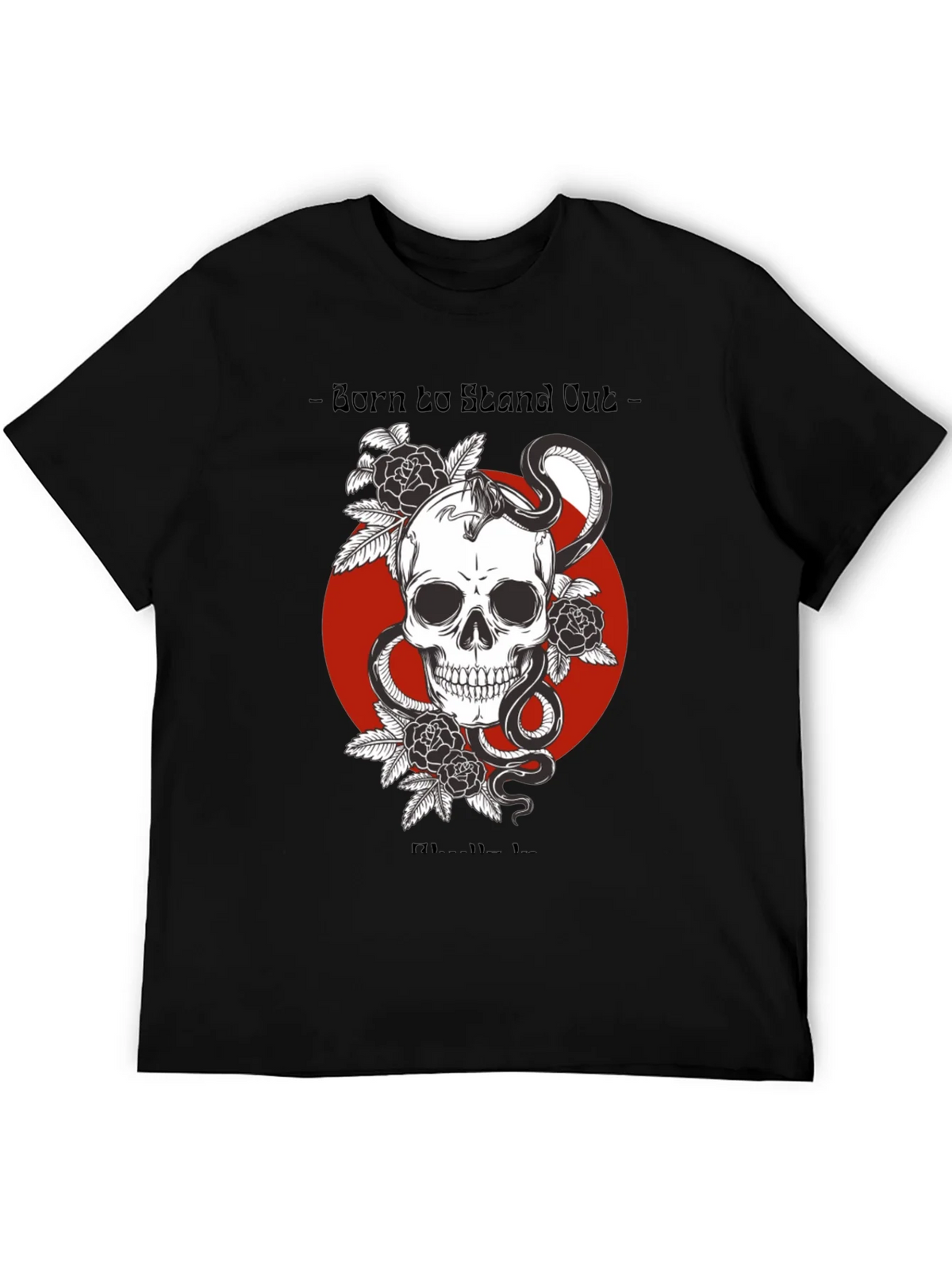 Born to Stand Out Skull & Snake Graphic Tee product image 4