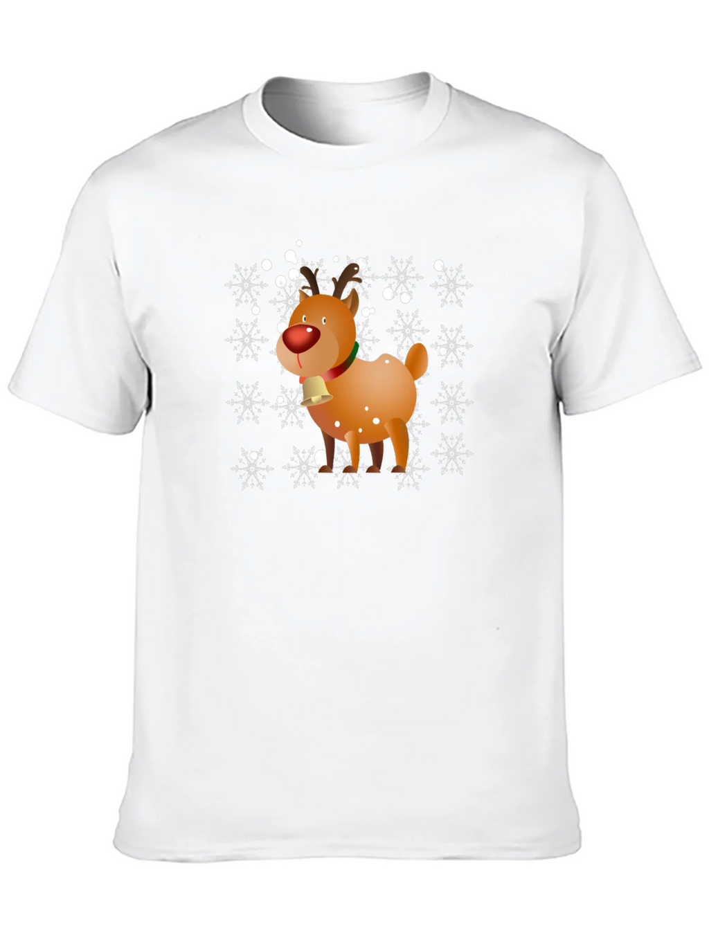 Christmas Reindeer Snowflake Graphic T-Shirt product image 9
