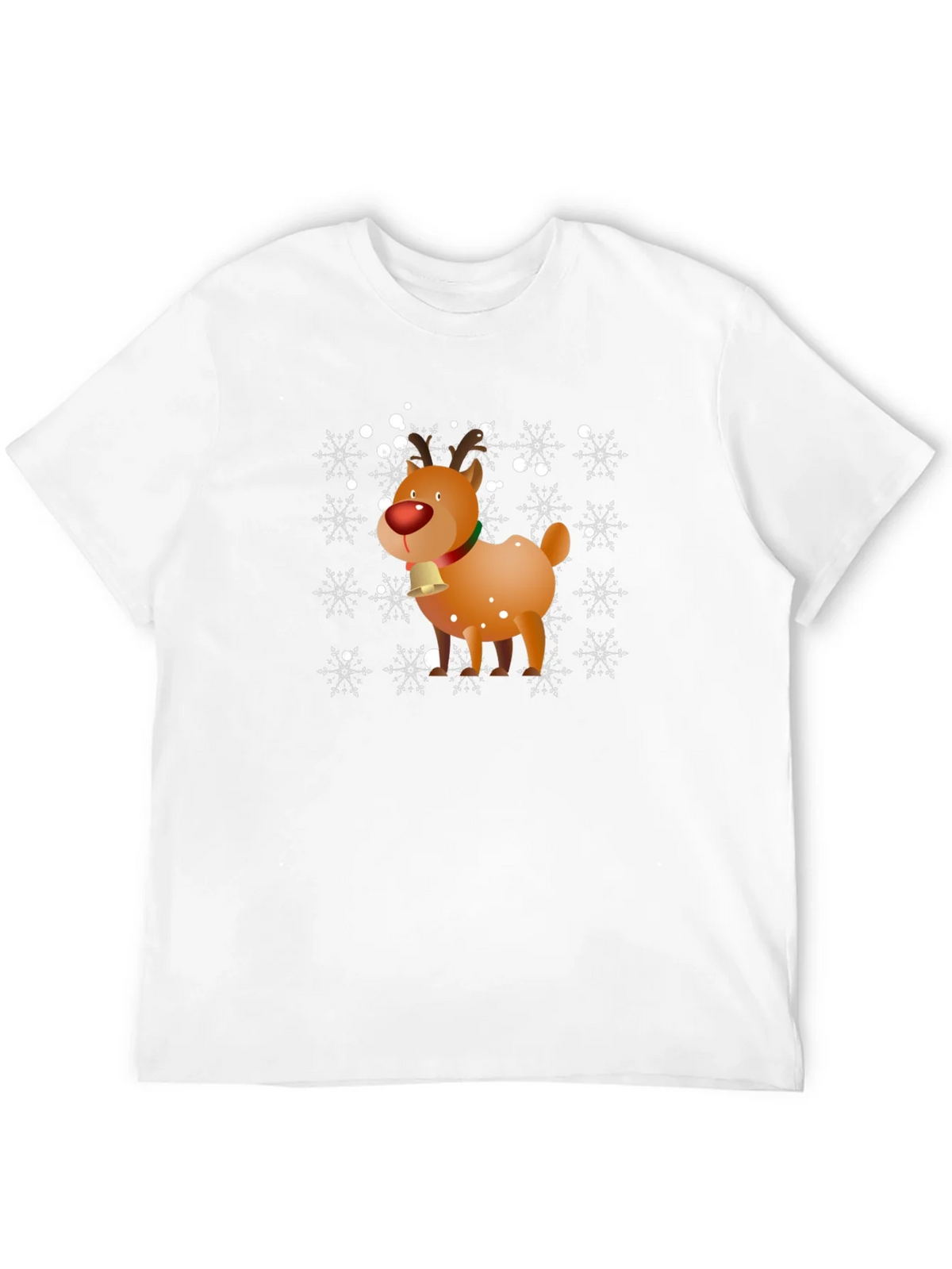 Christmas Reindeer Snowflake Graphic T-Shirt product image 11