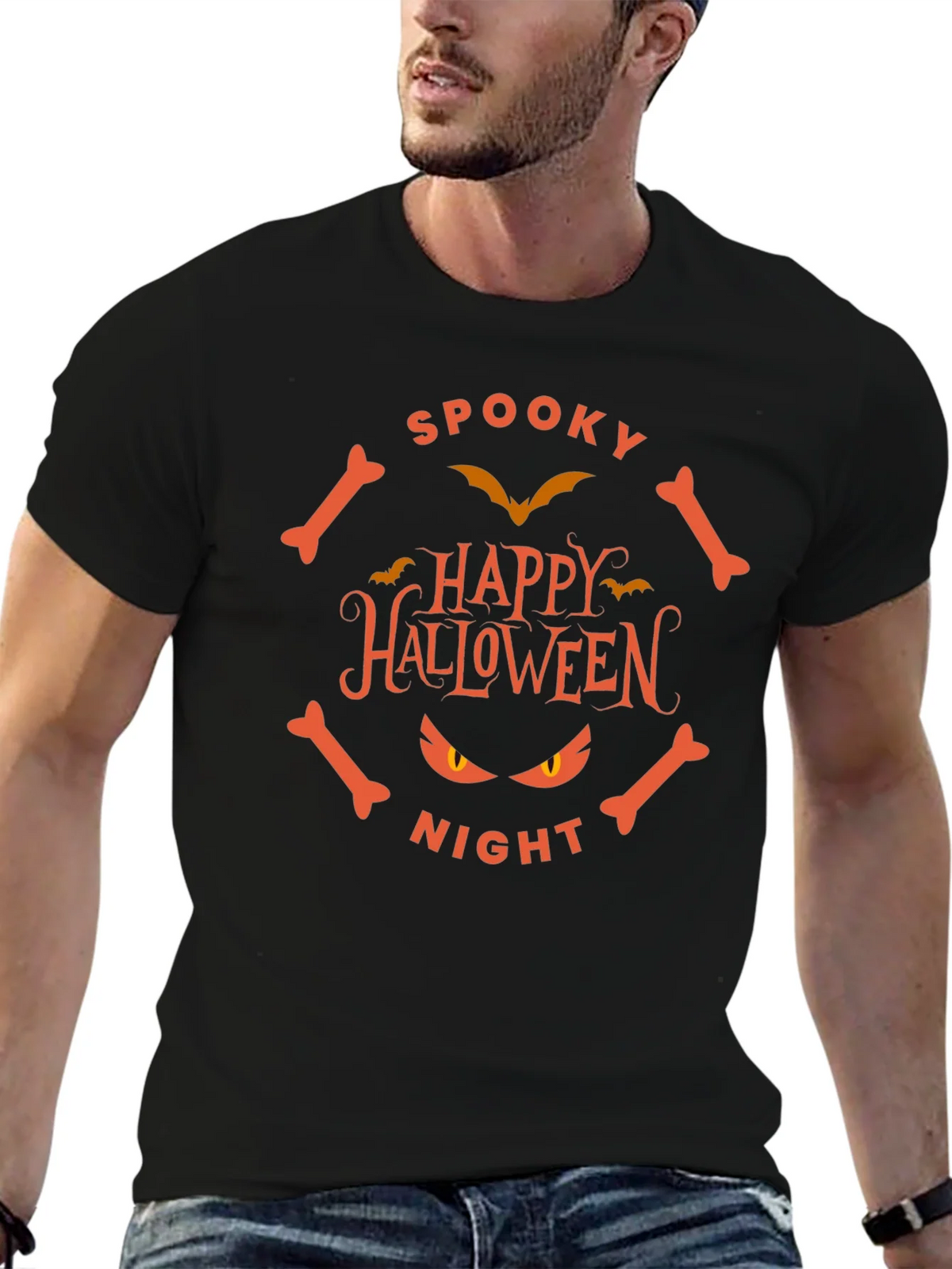 Spooky Halloween Night Graphic T-Shirt product image 2