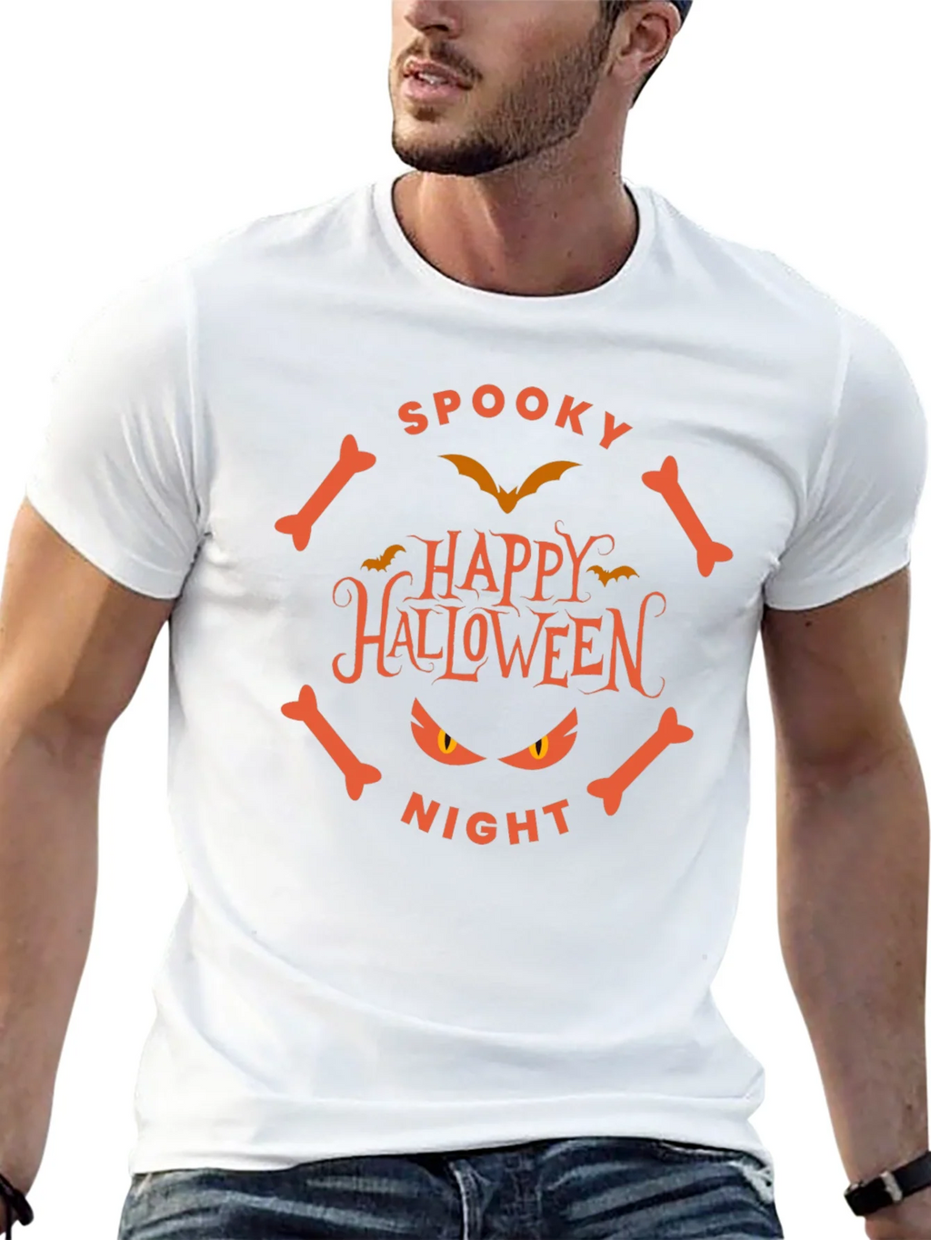 Spooky Halloween Night Graphic T-Shirt product image 6