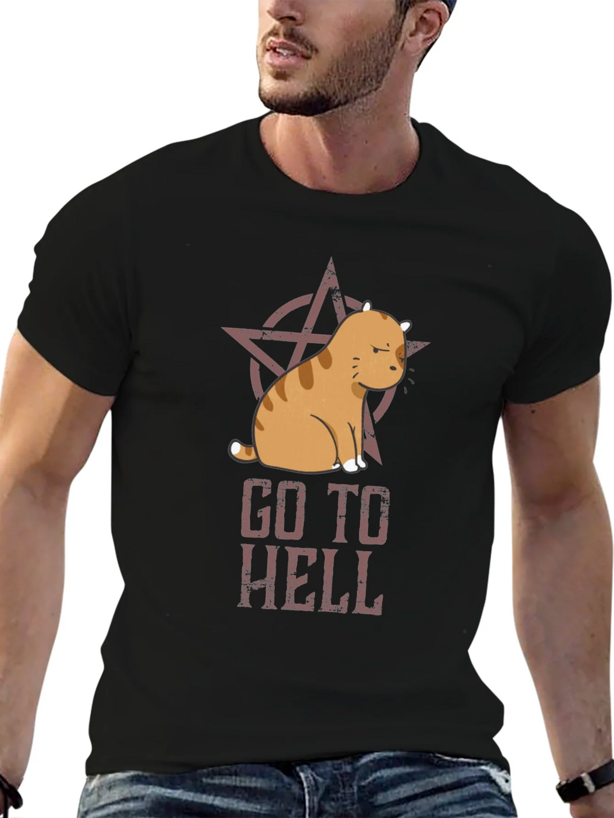 Go To Hell Cat T-Shirt - Unisex product image 6
