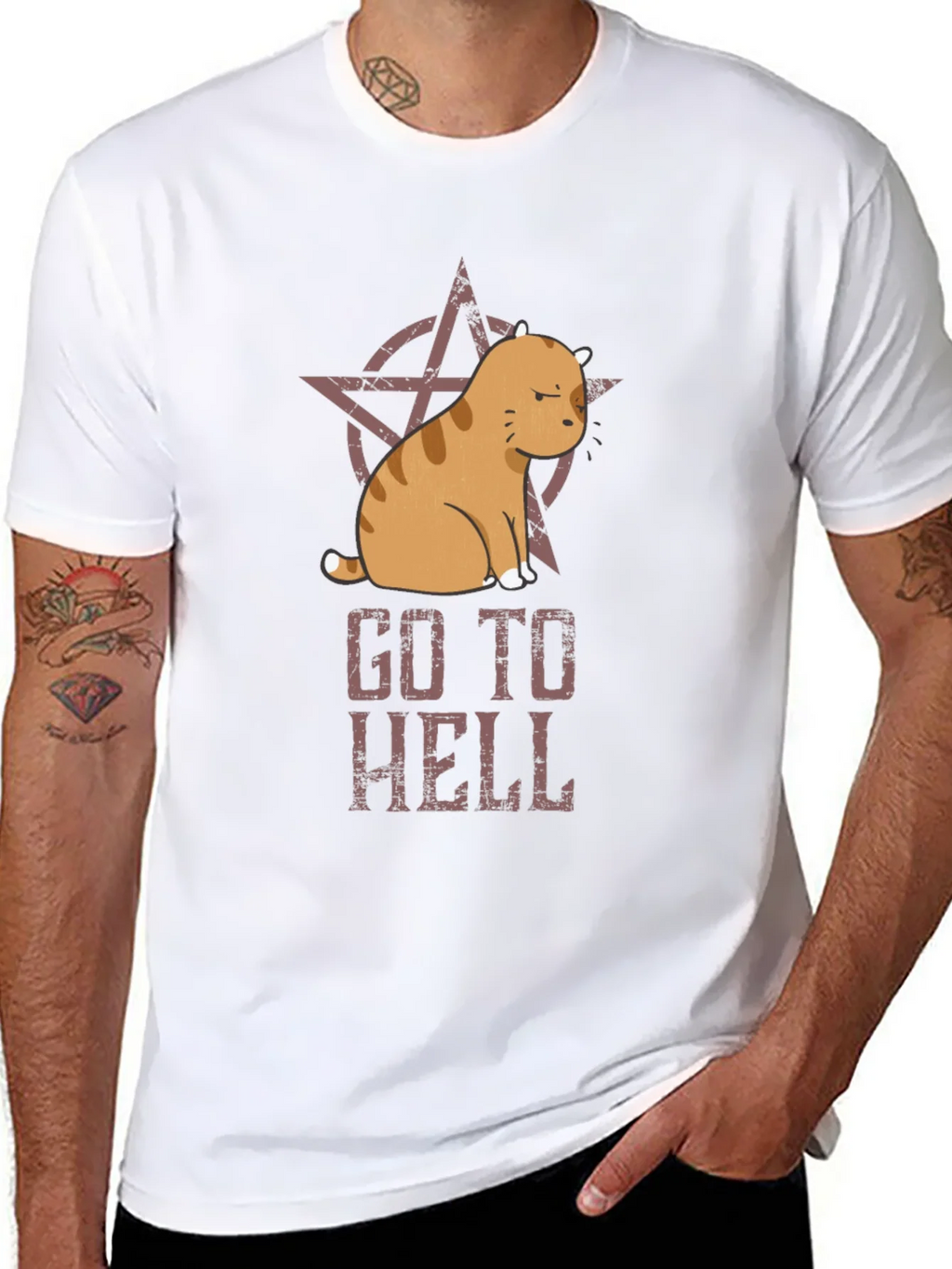 Go To Hell Cat T-Shirt - Unisex product image 7