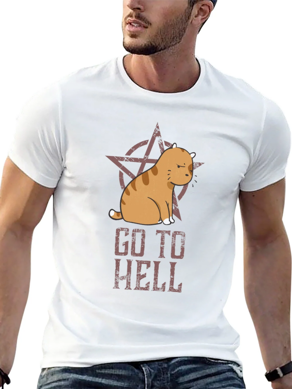 Go To Hell Cat T-Shirt - Unisex product image 12