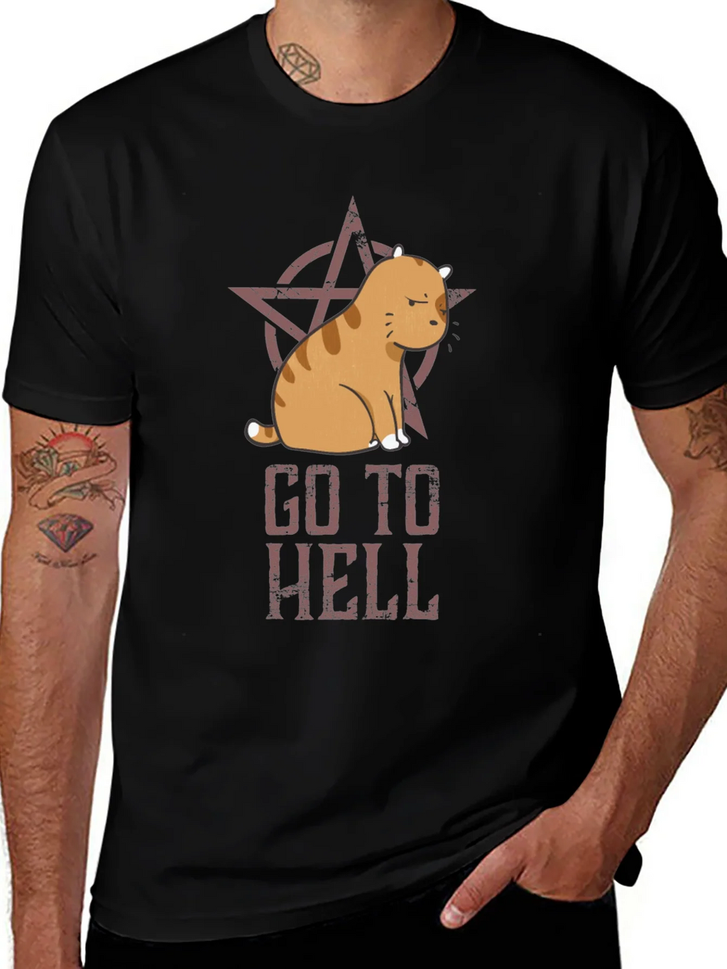 Go To Hell Cat T-Shirt - Unisex product image 1