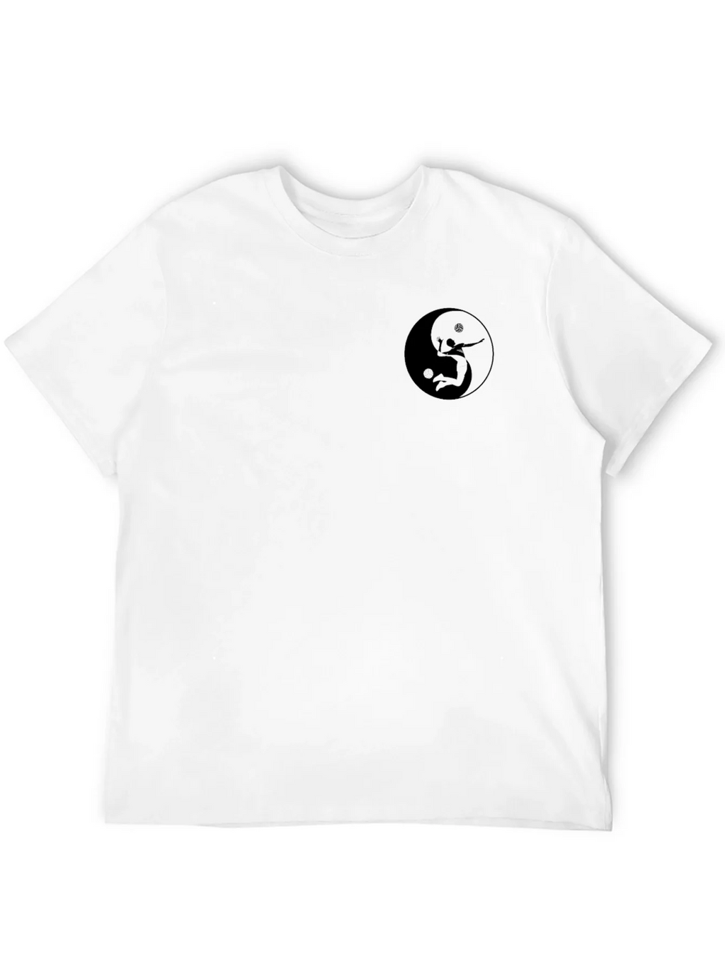 Yin Yang Volleyball Player Black T-Shirt product image 11