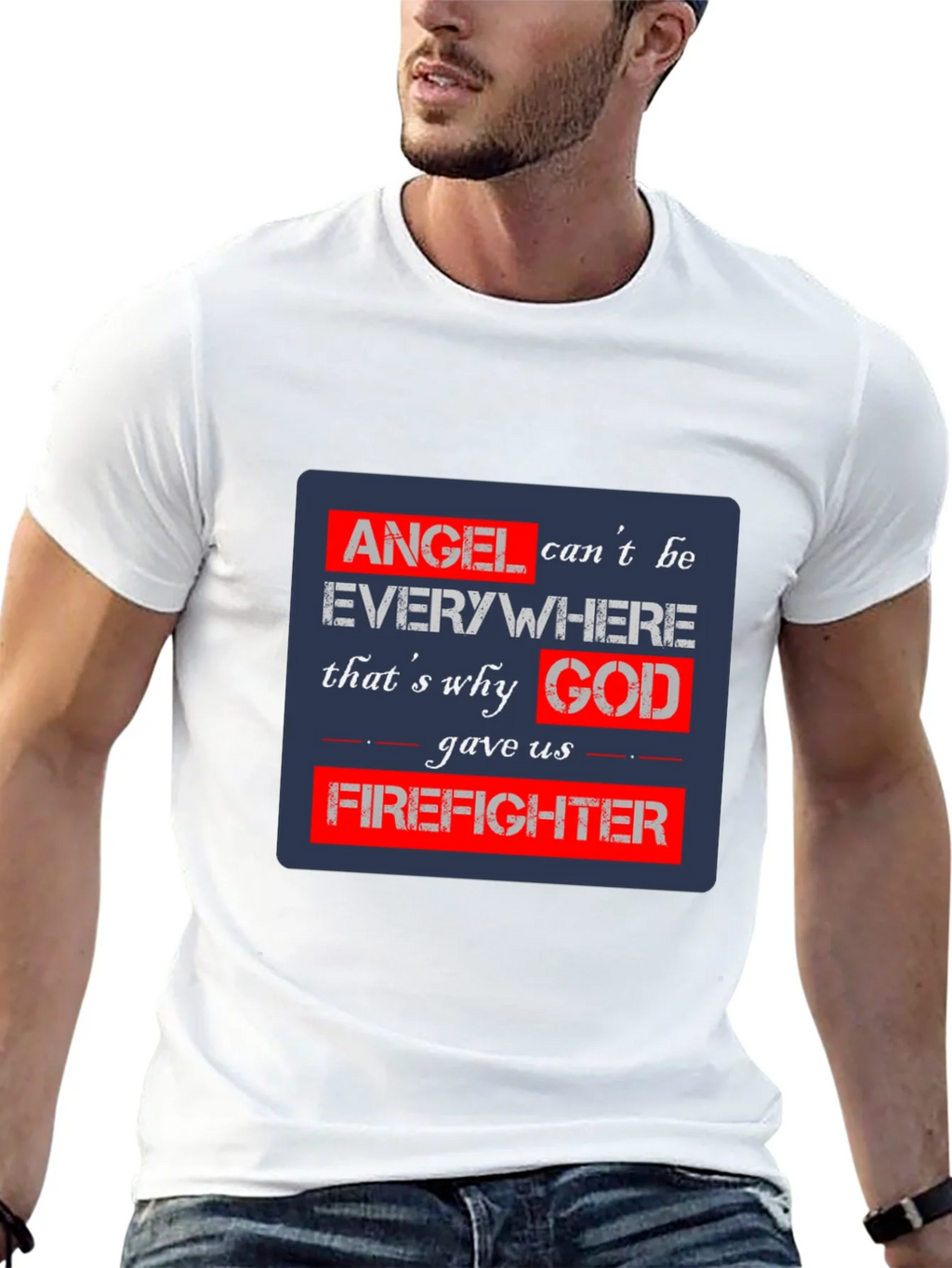 Firefighter Angel T-Shirt - Heroic Tribute product image 11