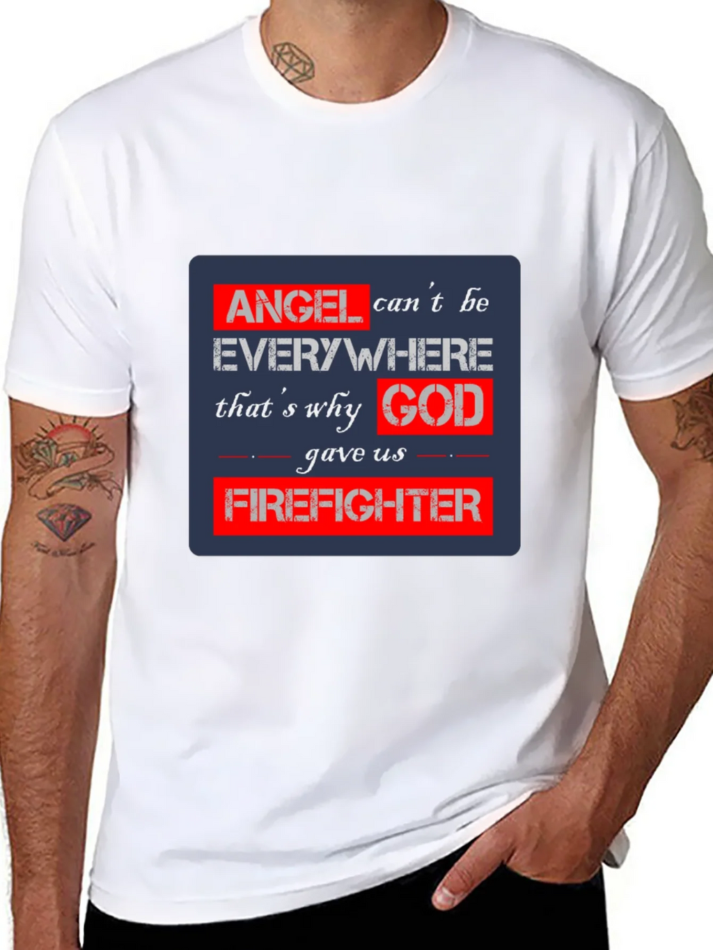 Firefighter Angel T-Shirt - Heroic Tribute product image 7