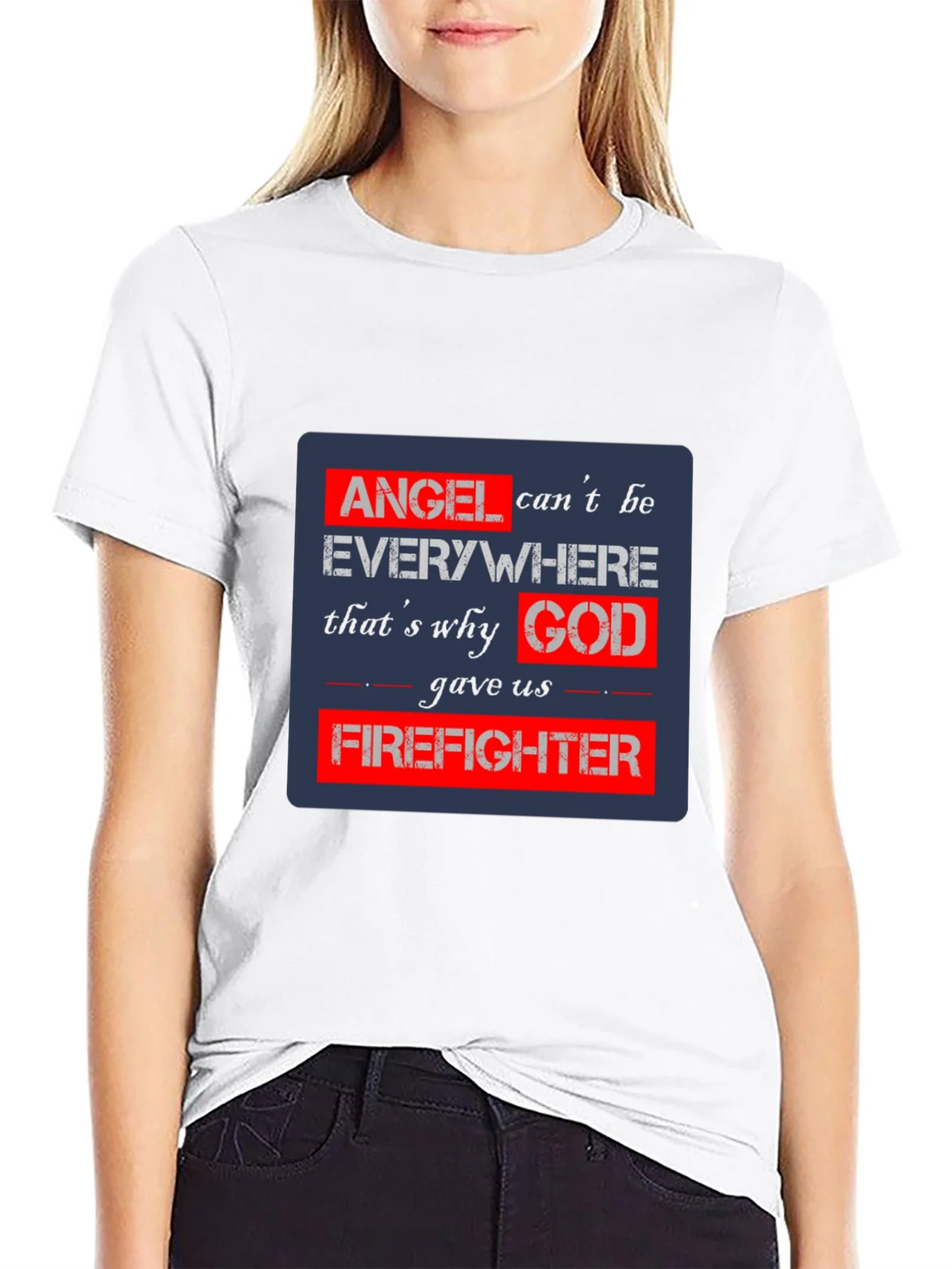 Firefighter Angel T-Shirt - Heroic Tribute product image 8