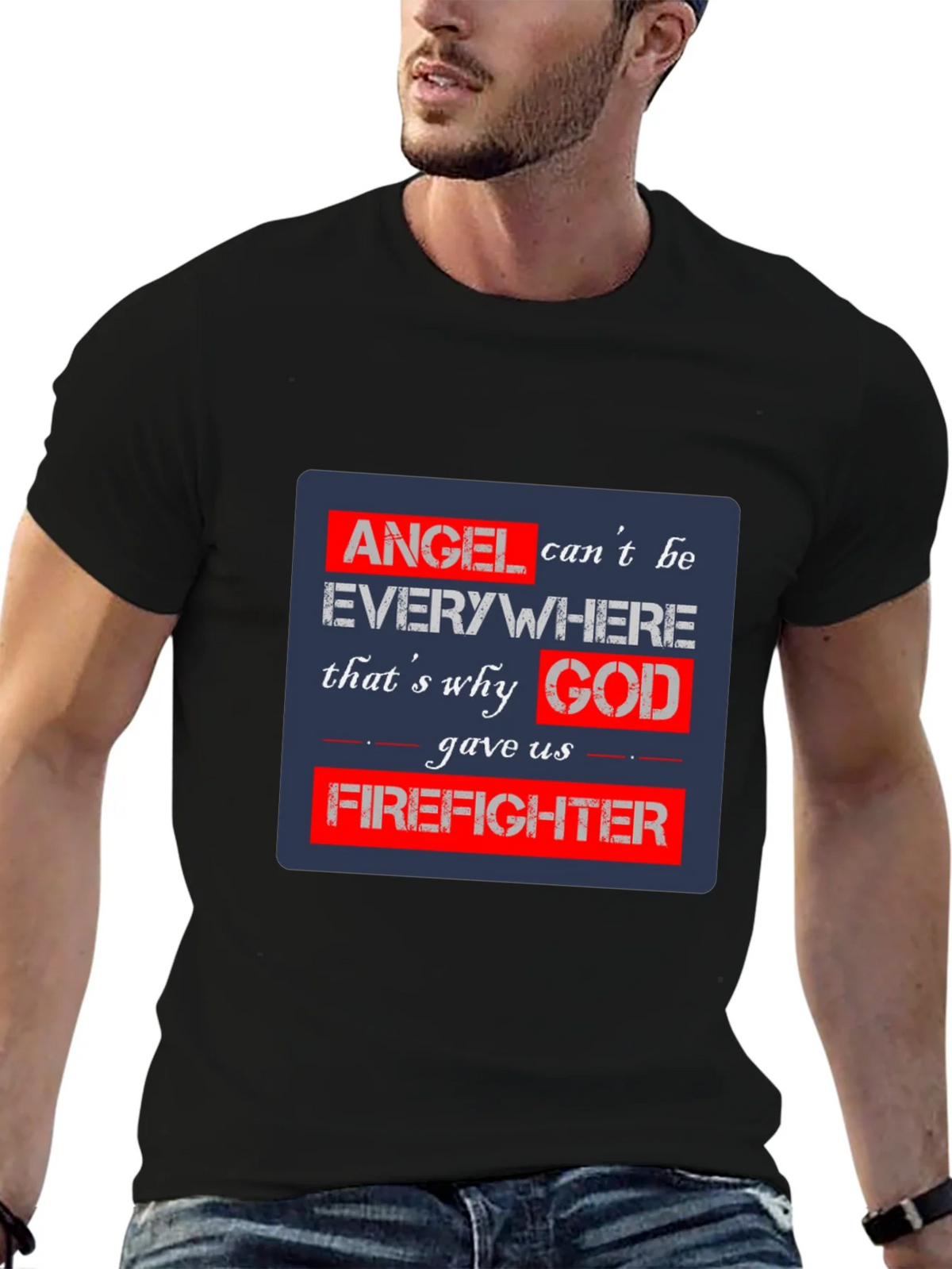 Firefighter Angel T-Shirt - Heroic Tribute product image 6