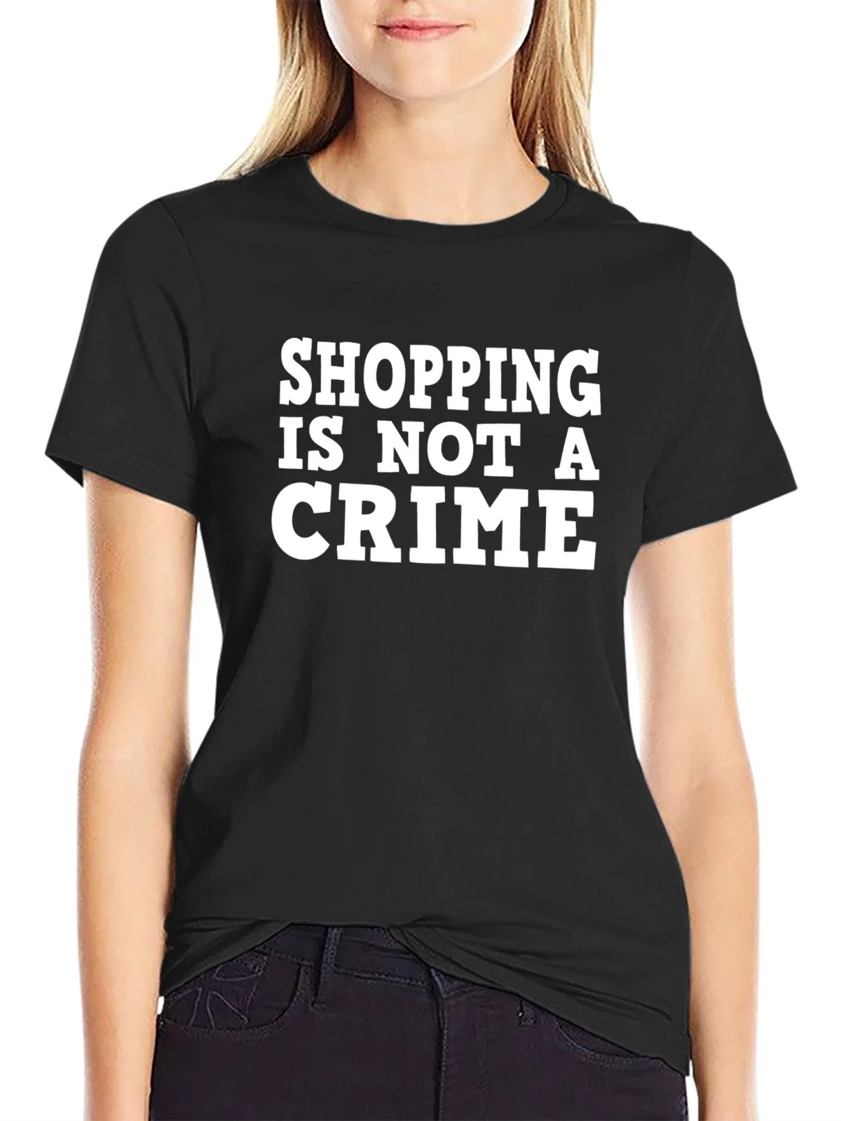 Shopping Is Not A Crime T-Shirt product image 2