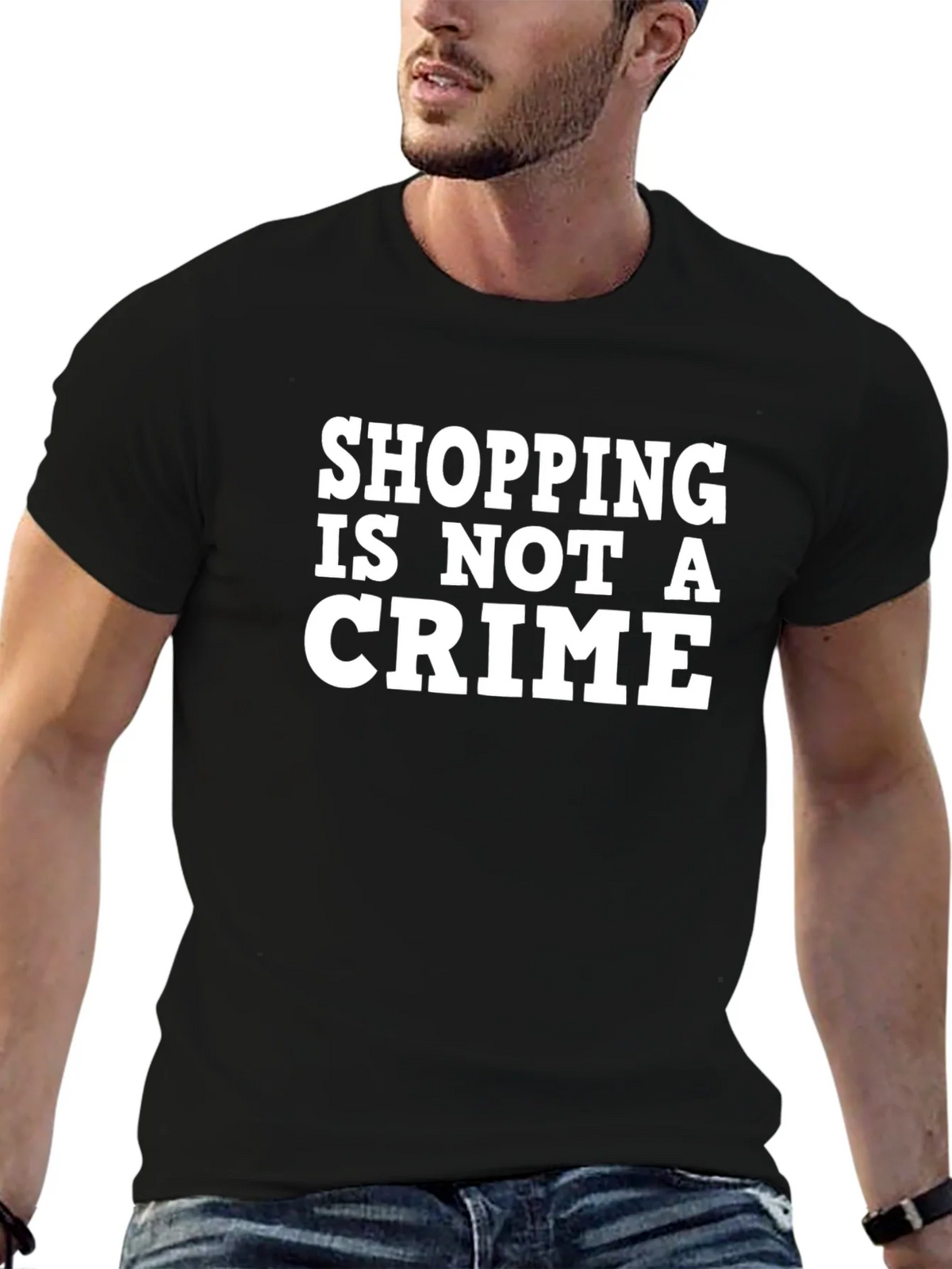 Shopping Is Not A Crime T-Shirt product image 6