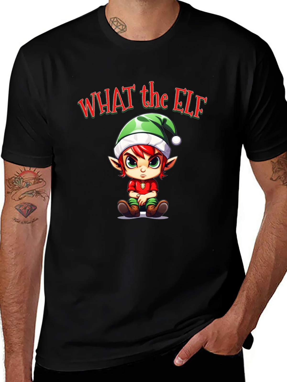 What the Elf T-Shirt - Holiday Humor product image 1
