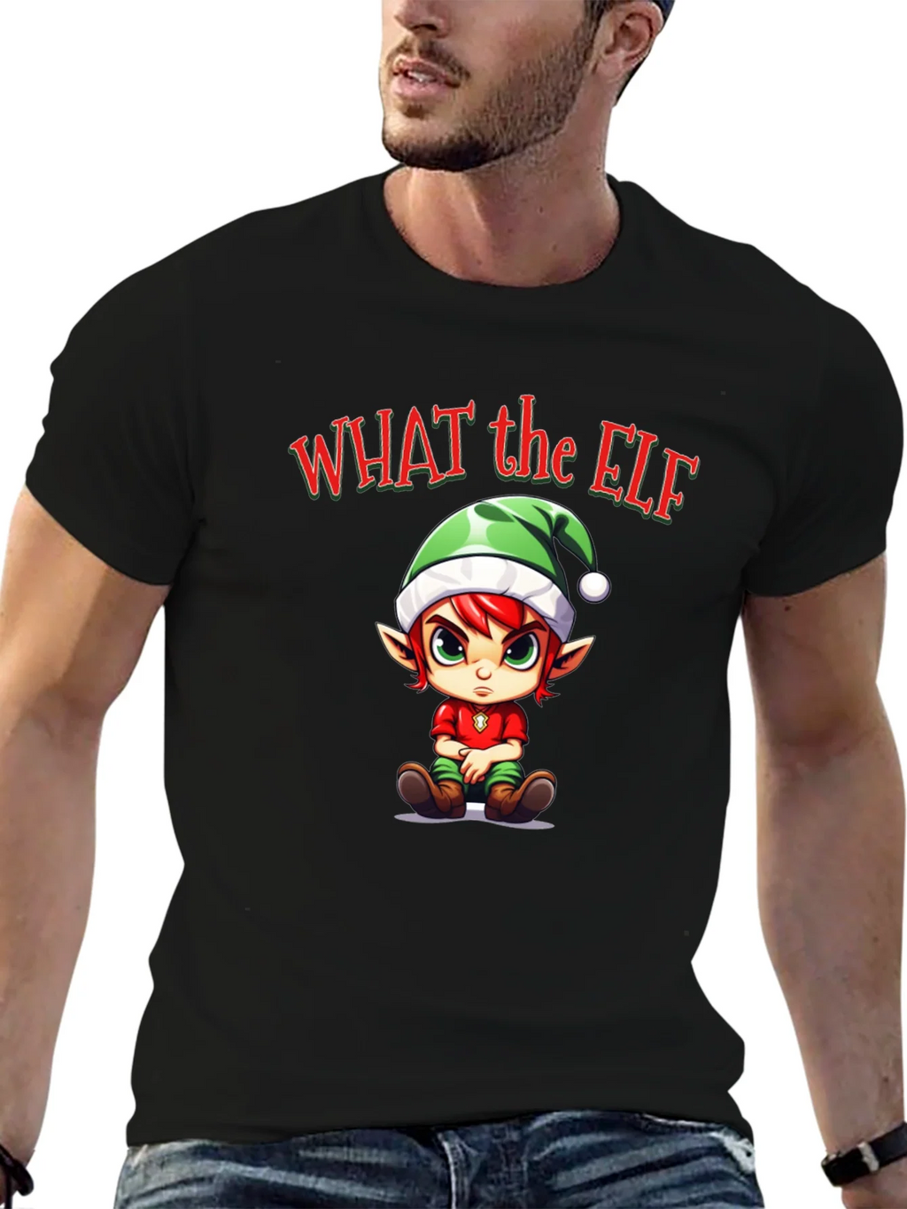 What the Elf T-Shirt - Holiday Humor product image 3