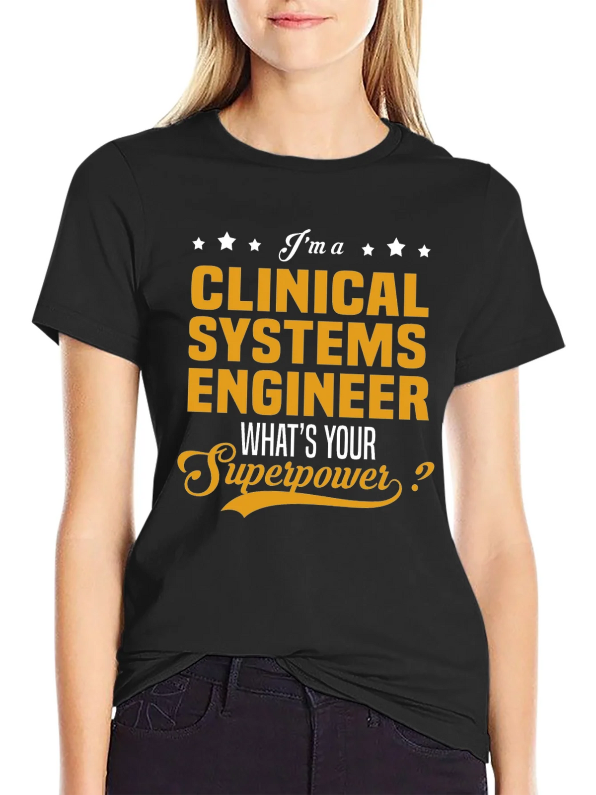 Clinical Systems Engineer Superpower T-Shirt product image 2